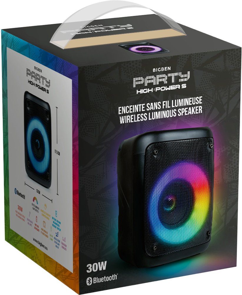 BigBen Bluetooth portabler Lautsprecher Party S Licht Disco Box Bluetooth-Lautsprecher AU387186