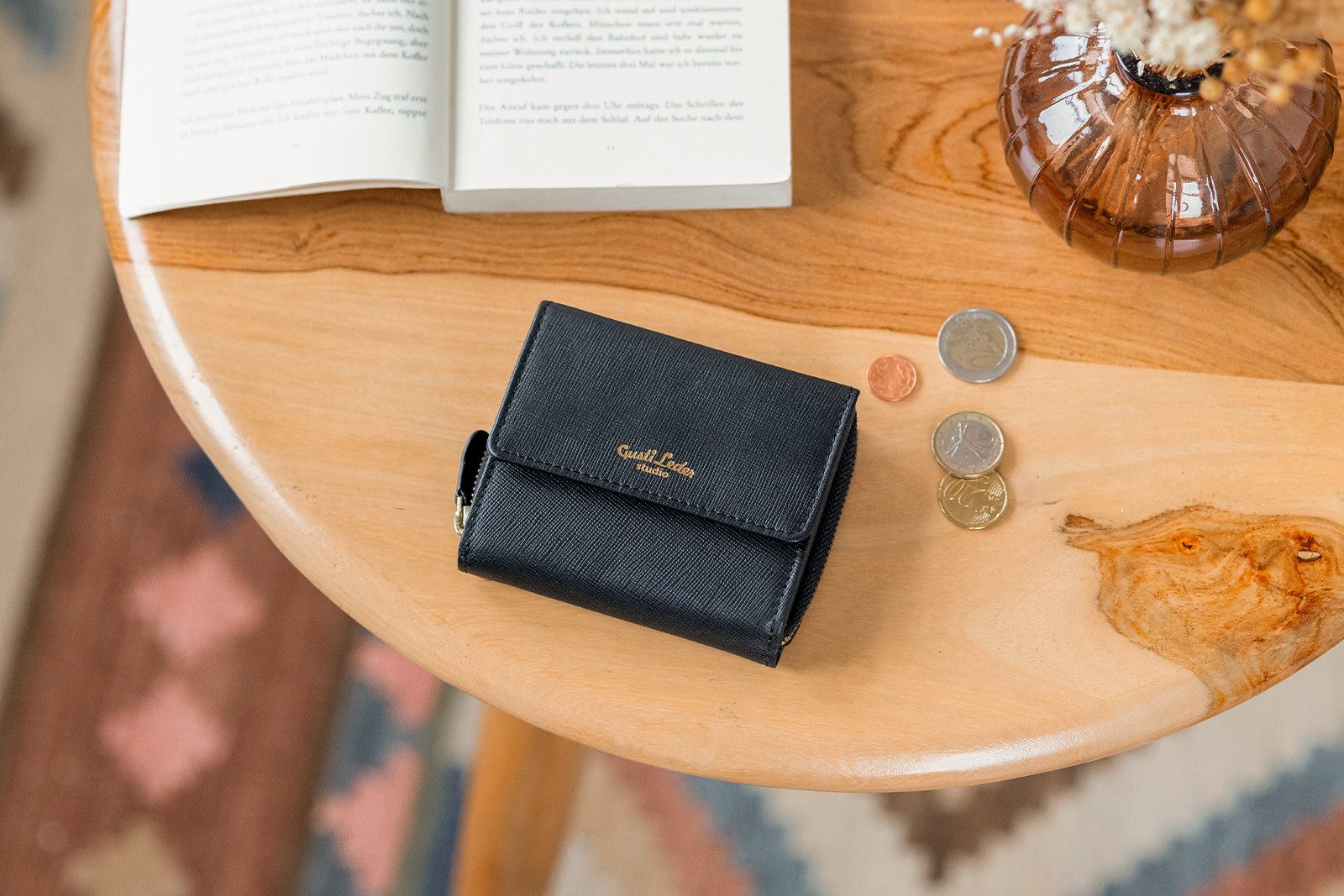 Gusti Leder Geldbörse Gusti Leder Portemonnaie Brigitta (querformat, 1-tlg. günstig online kaufen