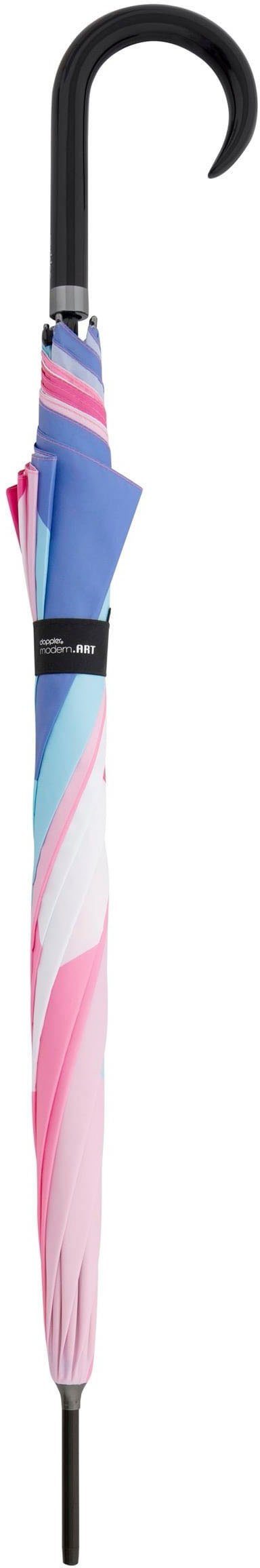 doppler® Stockregenschirm modern.ART cool AC Lang pastel