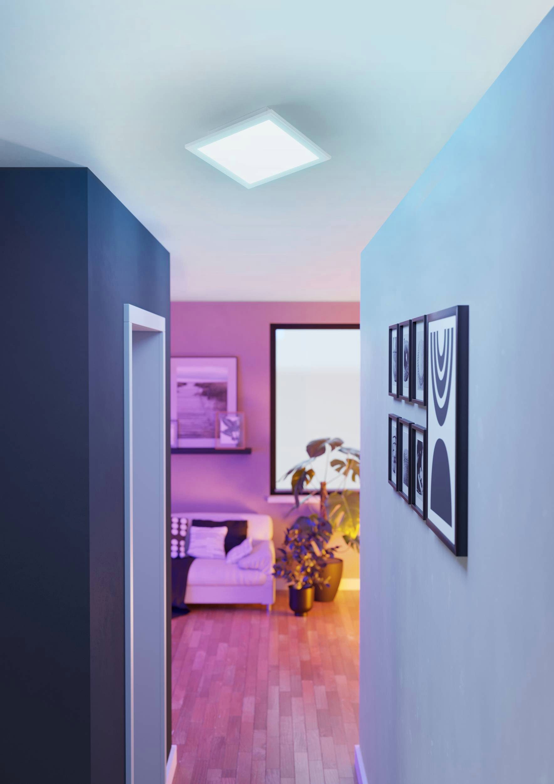 EGLO connect CCT Deckenlampe 30x30cm weiß günstig online kaufen