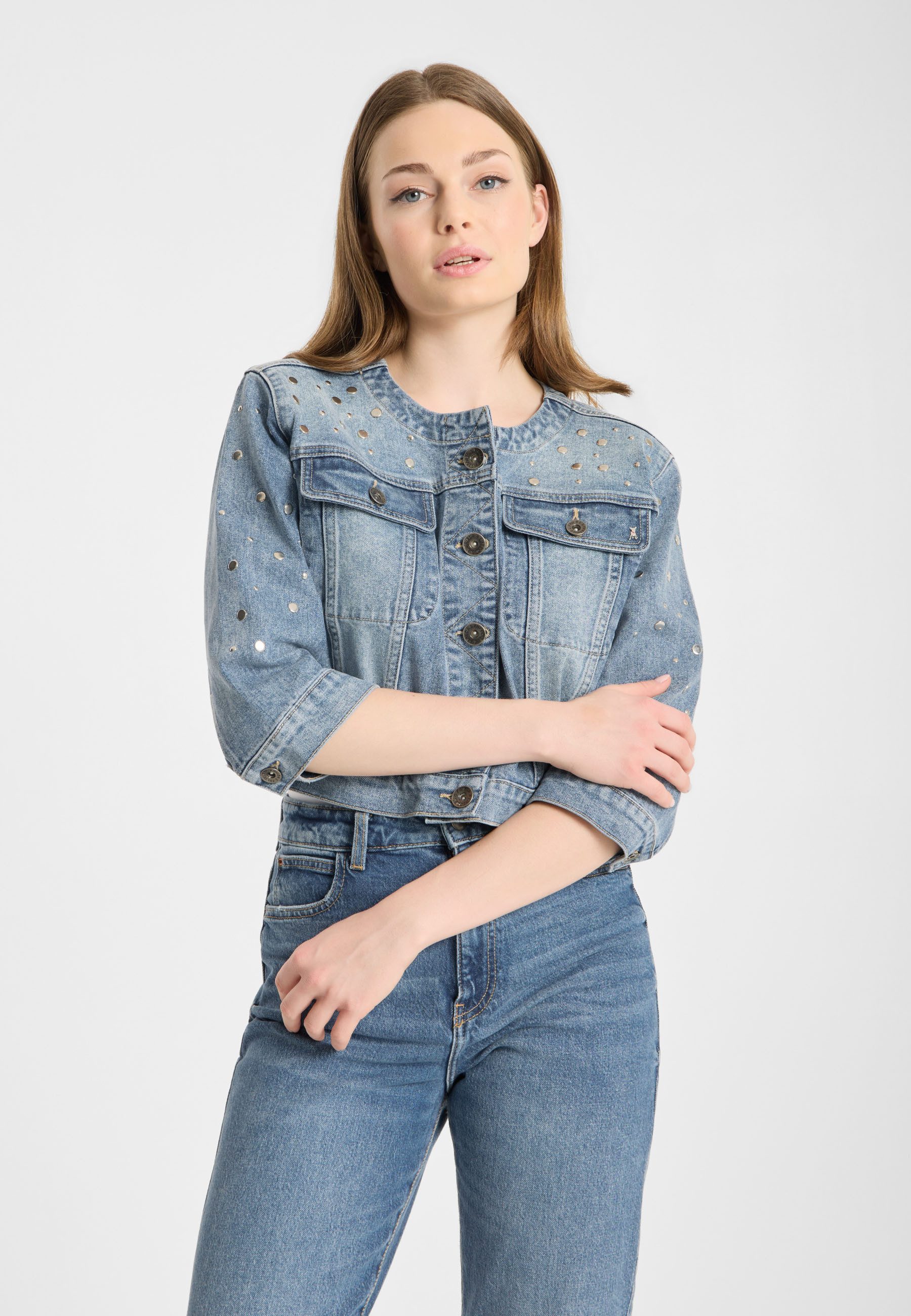 Frieda & Freddies Jeansjacke Denim Jacket (1-St)