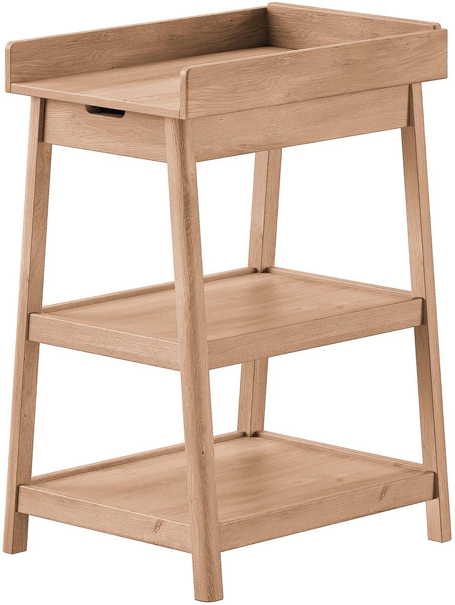 Vipack Wickelkommode Woods mit Wickelaufsatz und 2 geräumigen Fachböden, mit Schublade unter der Wickelfläche, alles griffbereit zur Hand