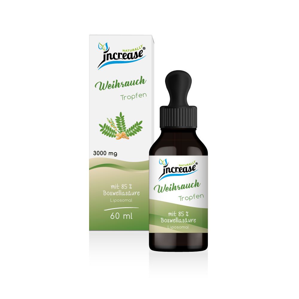 increase NATURALLY Liposomaler Weihrauch - 3000mg pro Tag Tropfen, 60 ml