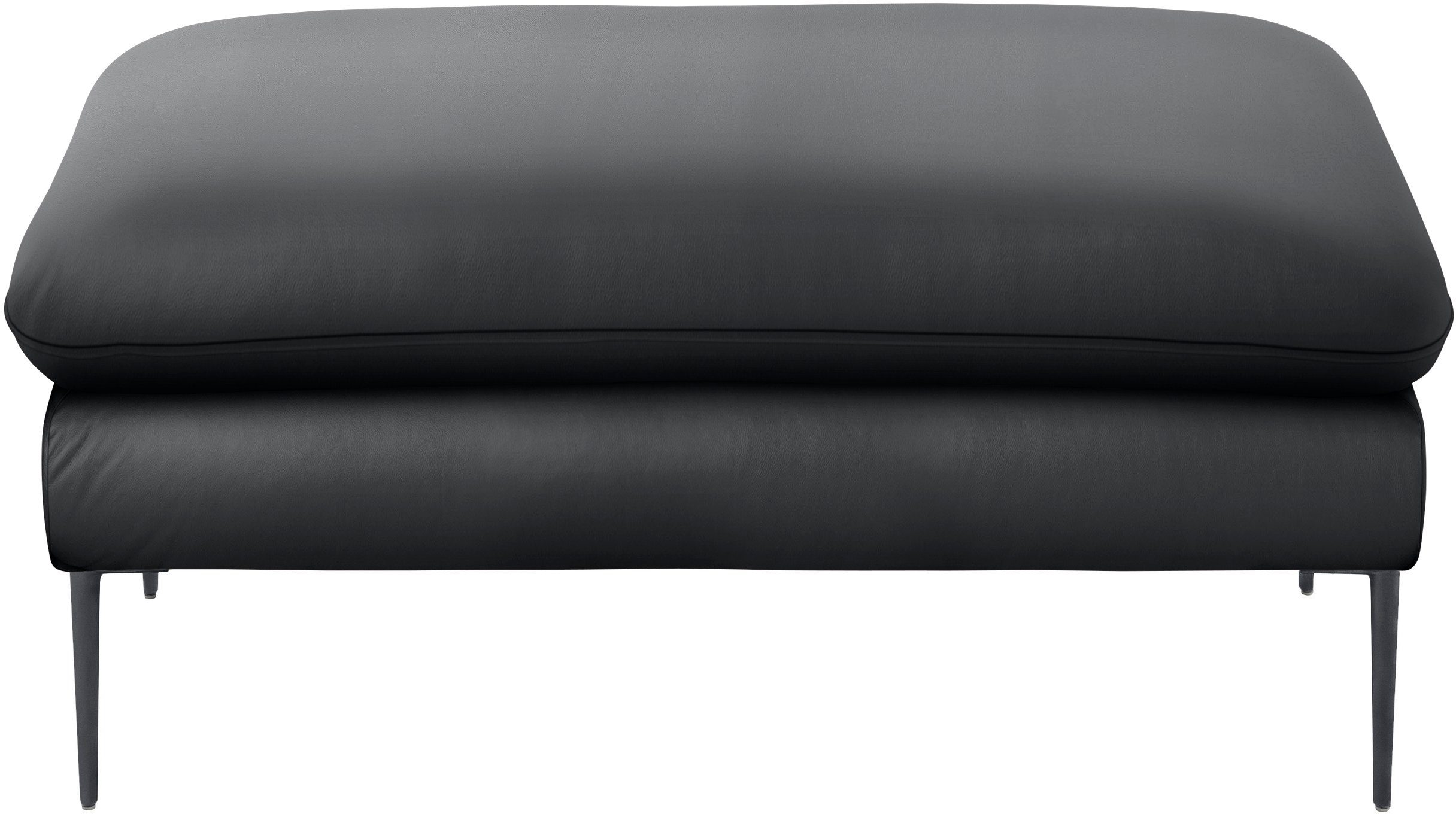 W.SCHILLIG Hocker enjoy&MORE, Füße schwarz pulverbeschichtet, Breite 106 cm