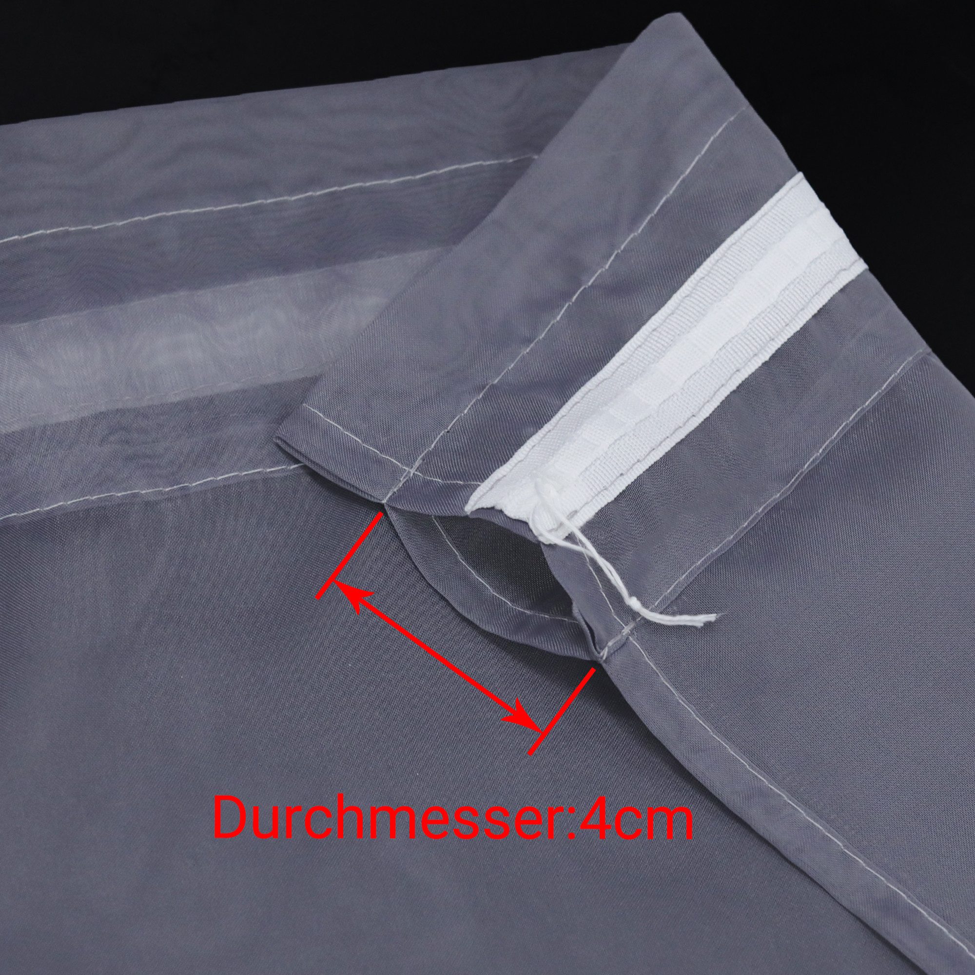 Joyswahl Scheibengardine (2 St), Stangendurchzug, transparent, Voile Kurzstores, Einfarbige, Küche