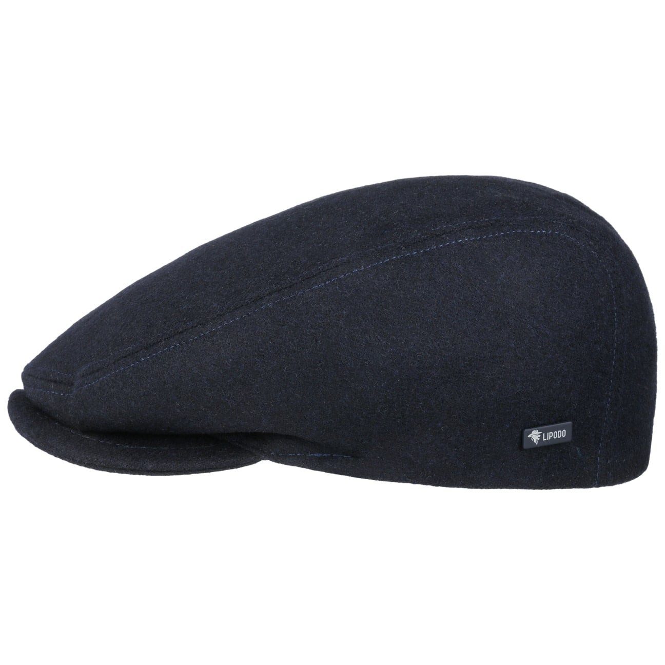 Lipodo Flat Cap (1-St) Flatcap mit Schirm, Made in Italy