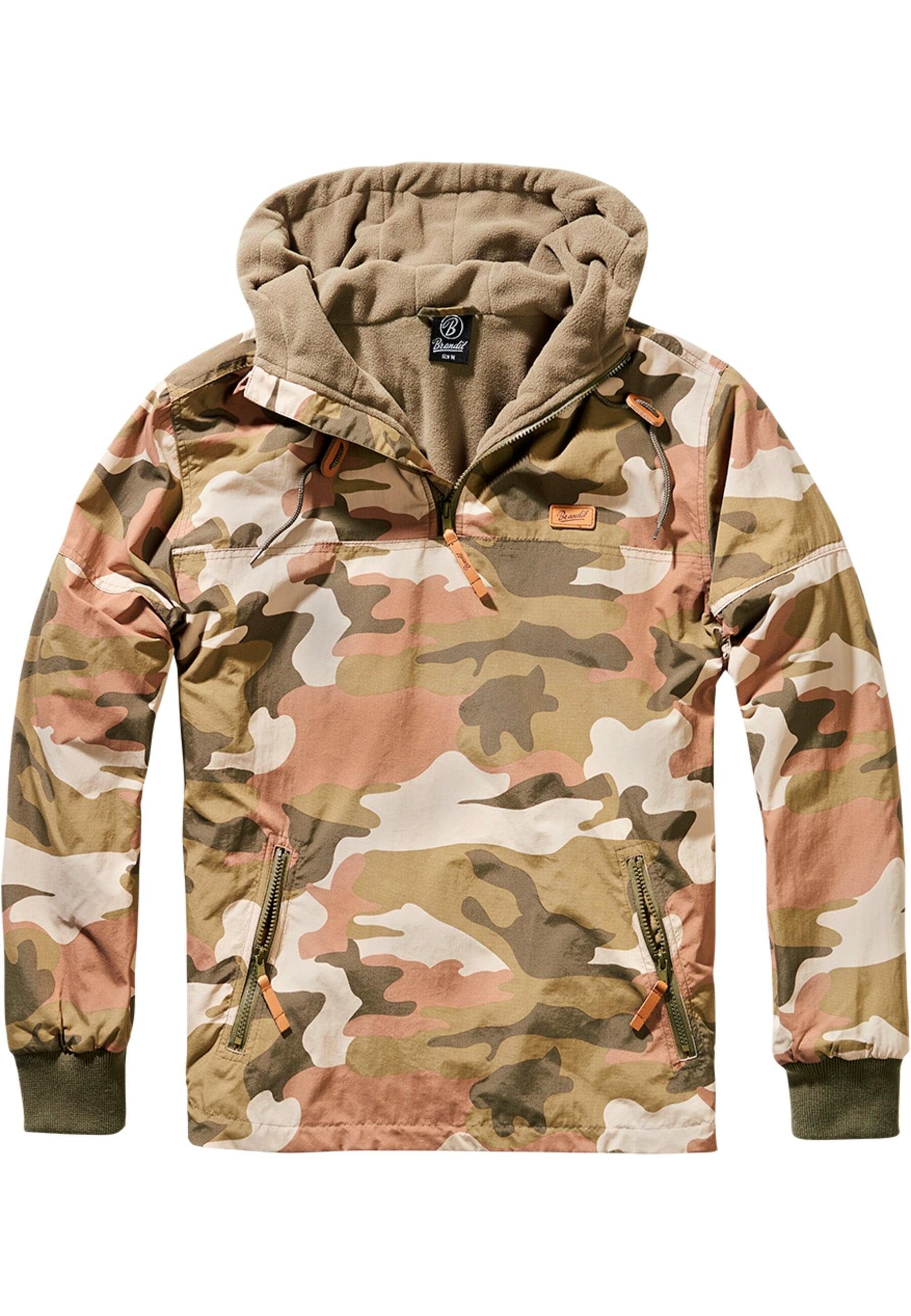 Over Windbreaker (1-St) Pull Sommerjacke woodcamo Herren Brandit