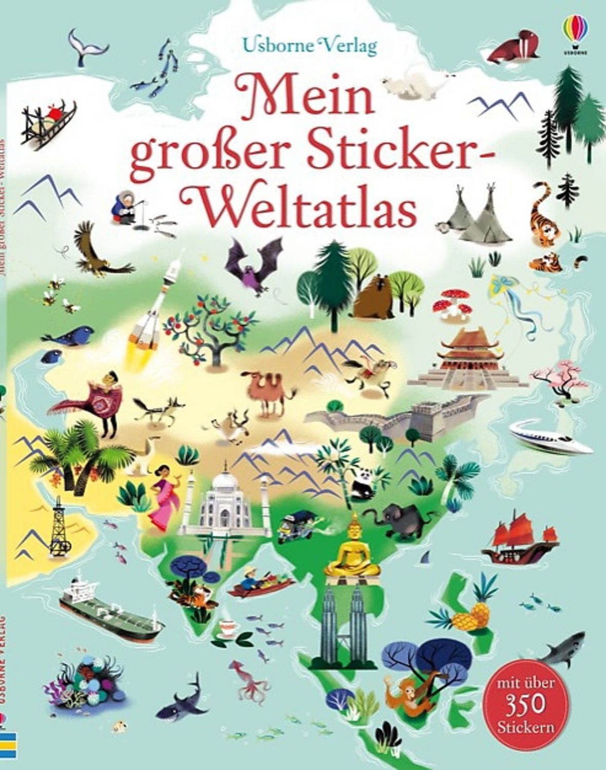 Mein großer Sticker-Weltatlas / Sam Baer