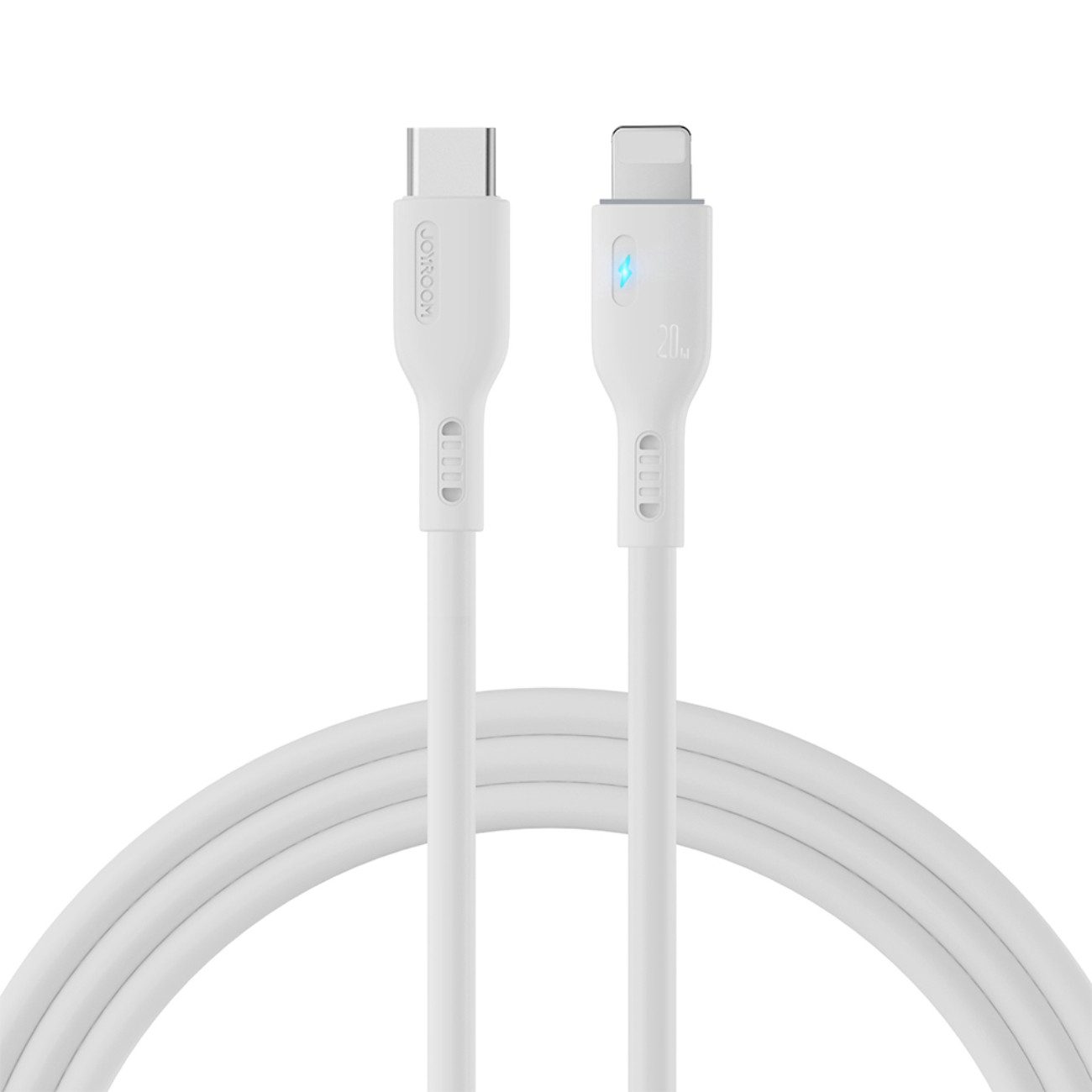 JOYROOM Premium USB-Kabel, (200 cm), USB-C auf Lightning Kabel 20W, 2m, LED-Anzeige