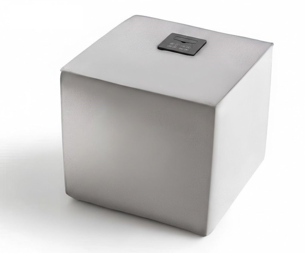 Xlmoebel Fußhocker Polsterhocker Quadrat Sitz Pouf Sitzhocker (Hocker, 1 St., Hocker), Made in Europa