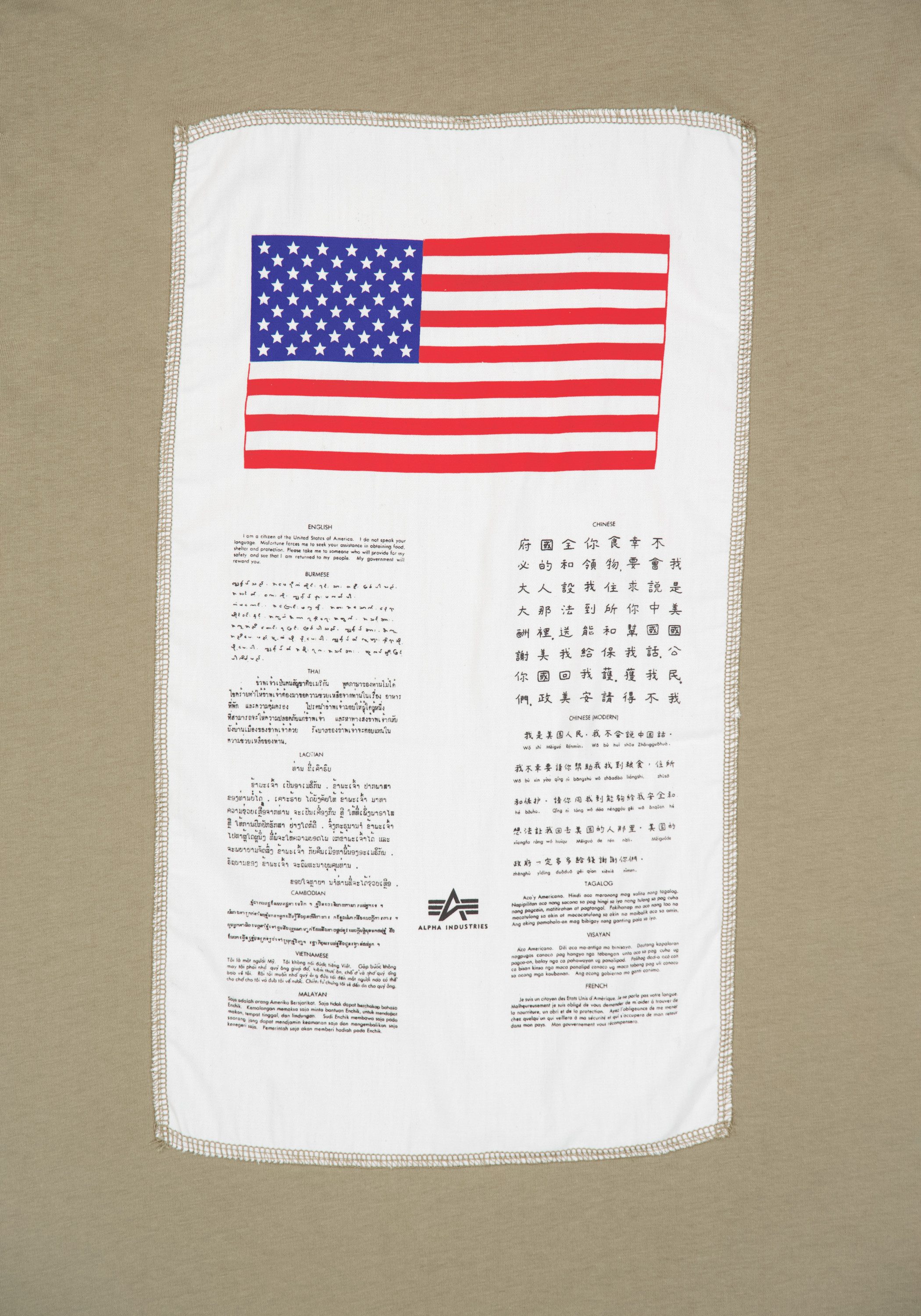 Alpha Industries T-Shirt Blood Chit T-Shirt
