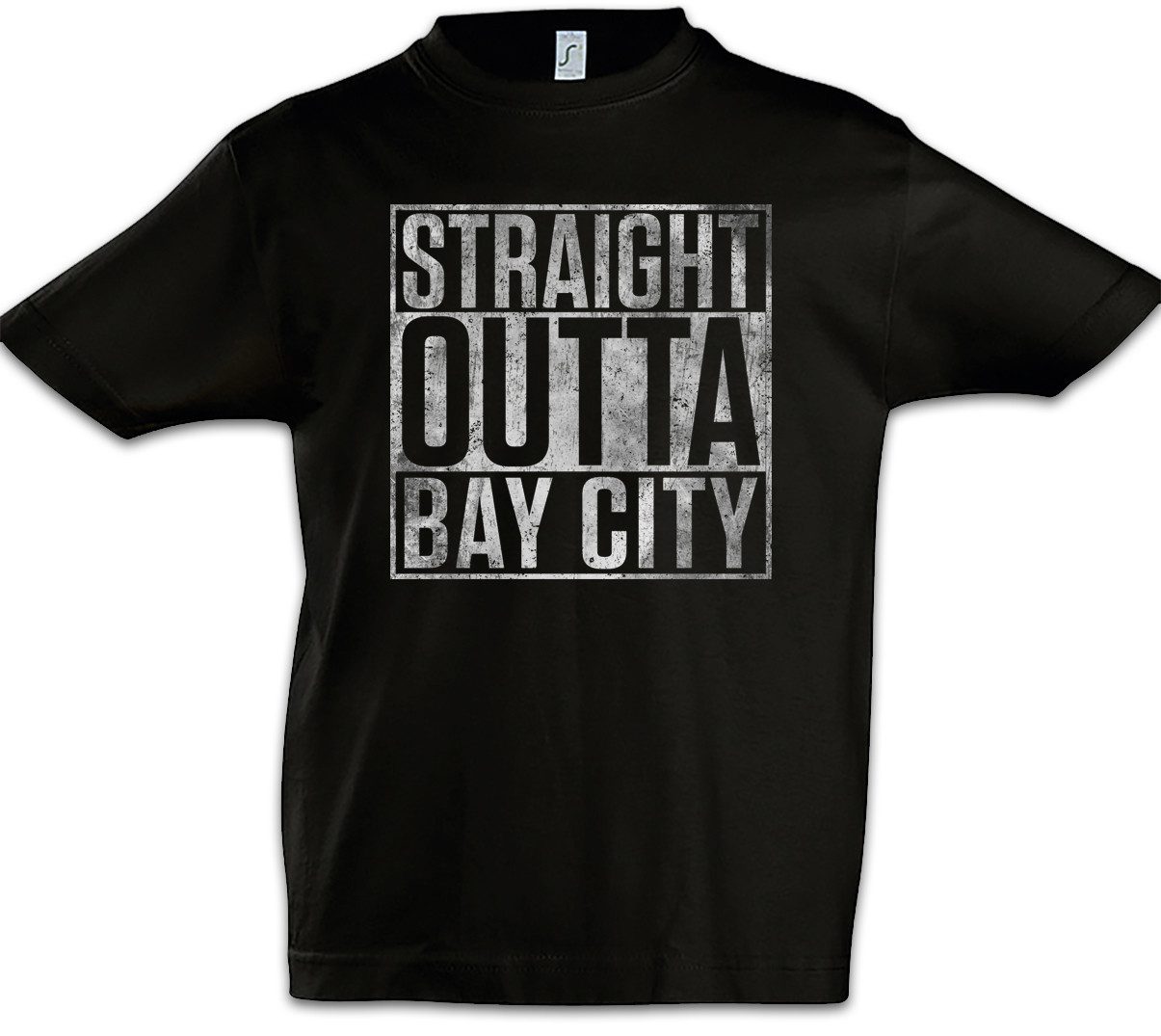 Urban Backwoods Print-Shirt Straight Outta Bay City Kinder T-Shirt Another Rachel Davi World Steve (1-tlg) Alice Mac Rachel Iris
