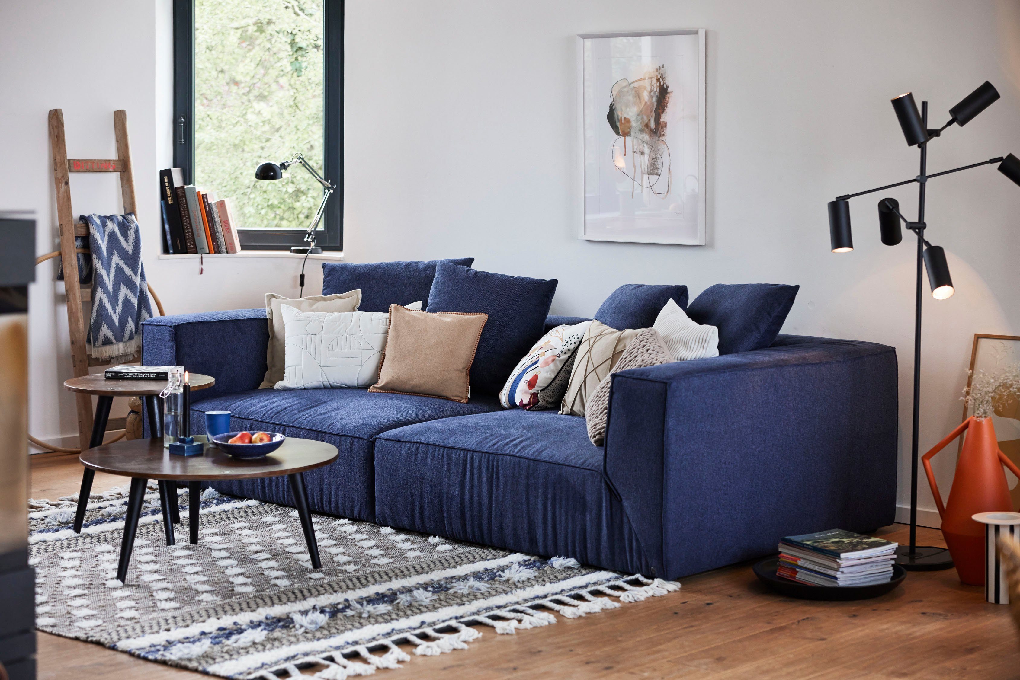 TOM TAILOR HOME Big-Sofa 270 Zierkissen, cm inkl. CUBE, BIG Breite