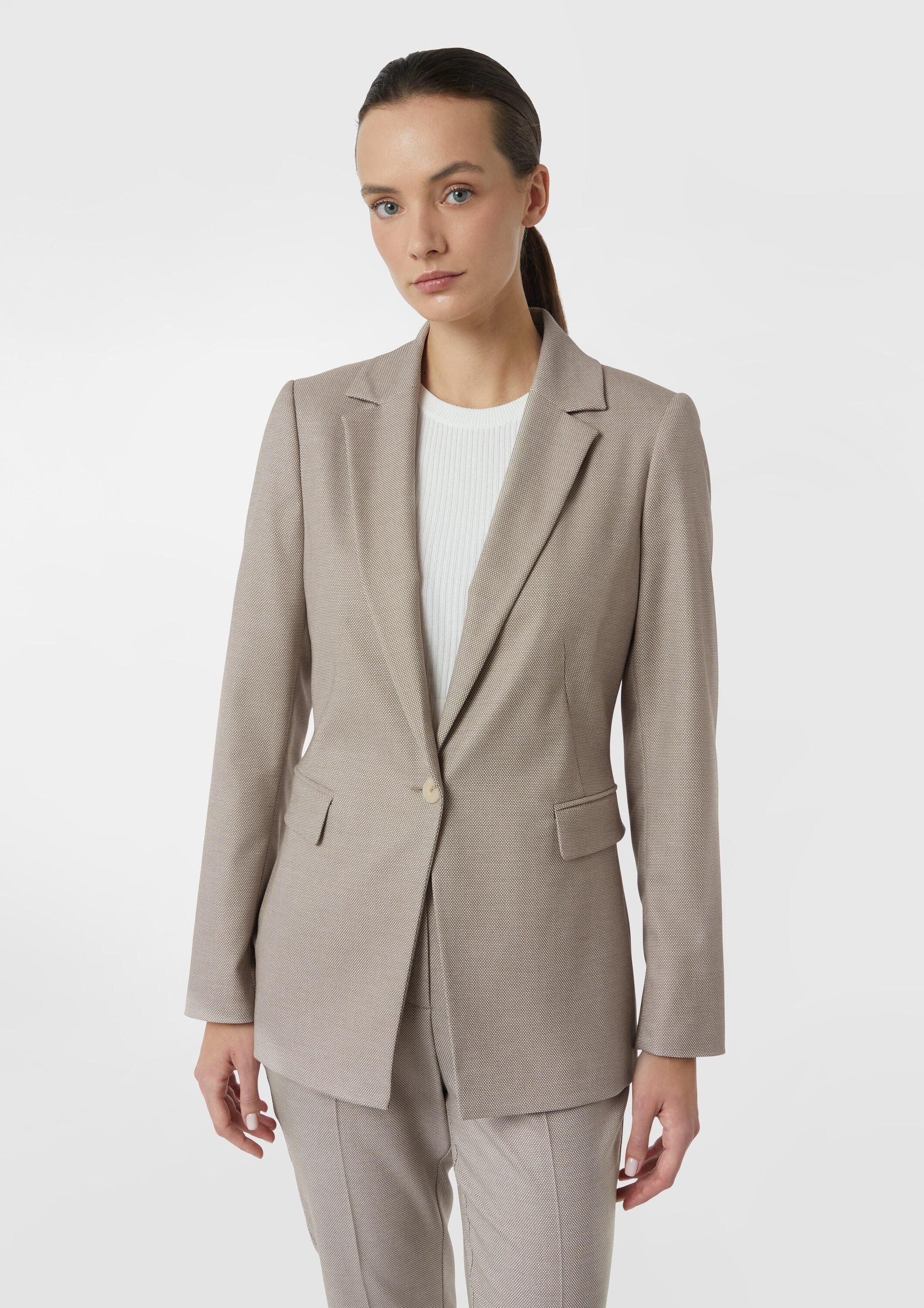 comma Jackenblazer Indoor-Blazer Taillierter Blazer mit Struktur günstig online kaufen
