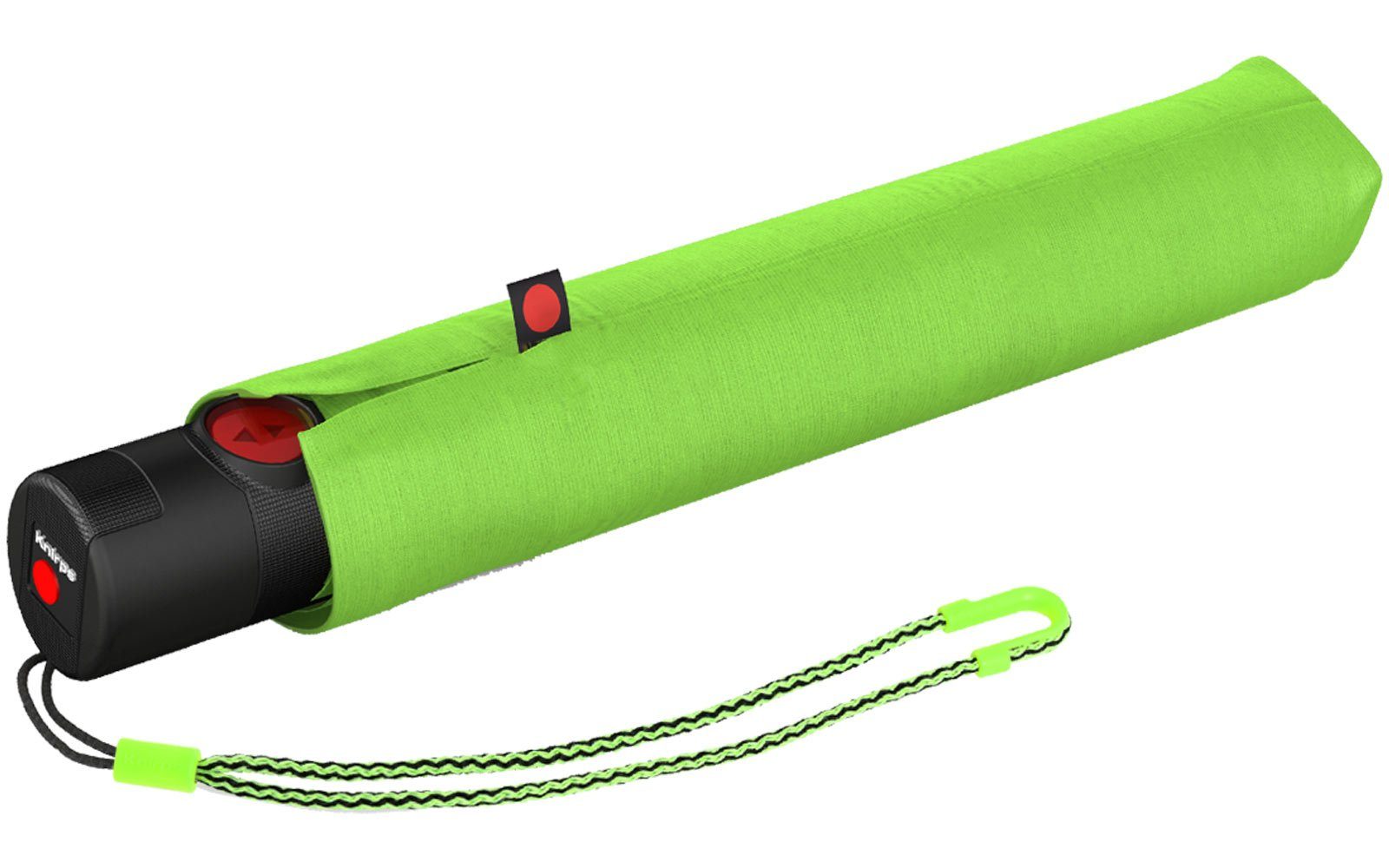 mit Auf-Zu-Automatik, Knirps leichter leichteste schlanker, Taschenregenschirm Knirps® der mit Schirm grün Duomatic-Funktion