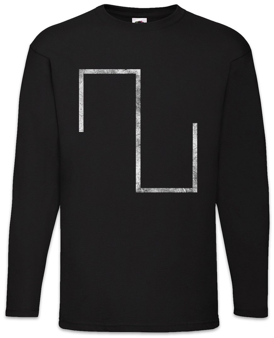 Langarmshirt Wave Square Langarm T-Shirt Synthesizer Electro Techno LFO Musik Music