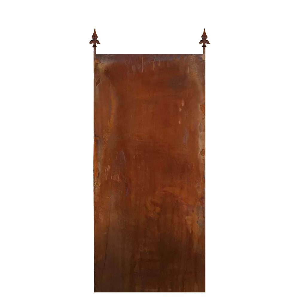 EdelrostPassion Sichtschutzelement, B:40-125cm,H:120-200cm, zum stecken,metall, 2mm, Edelrost, Zaunspitze