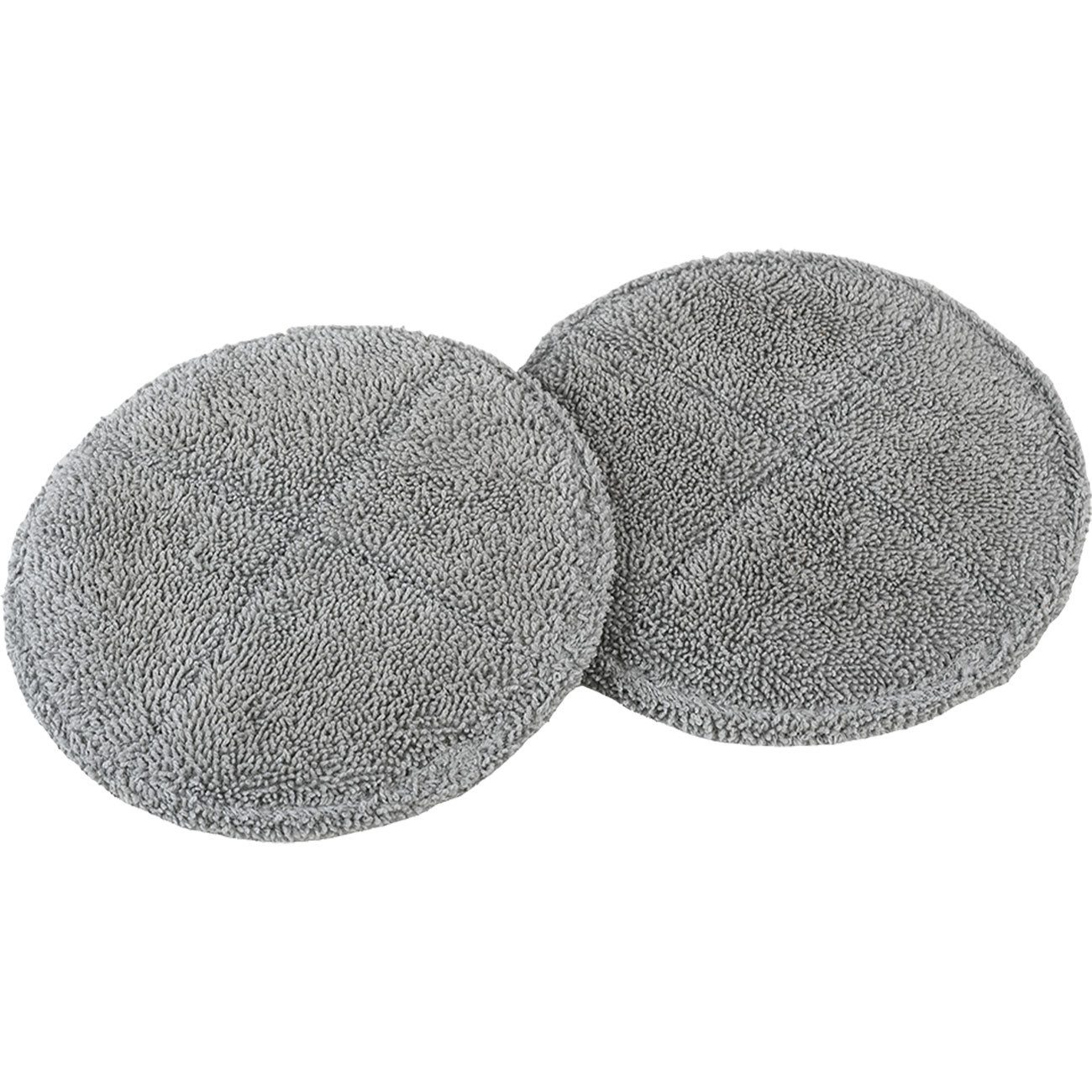 shop'n smile ideoon Polierpad 4er-Set Ersatz-Wischpads für CH9996: Parkett, Fliesen, Laminat, Fusselfrei und streifenfrei