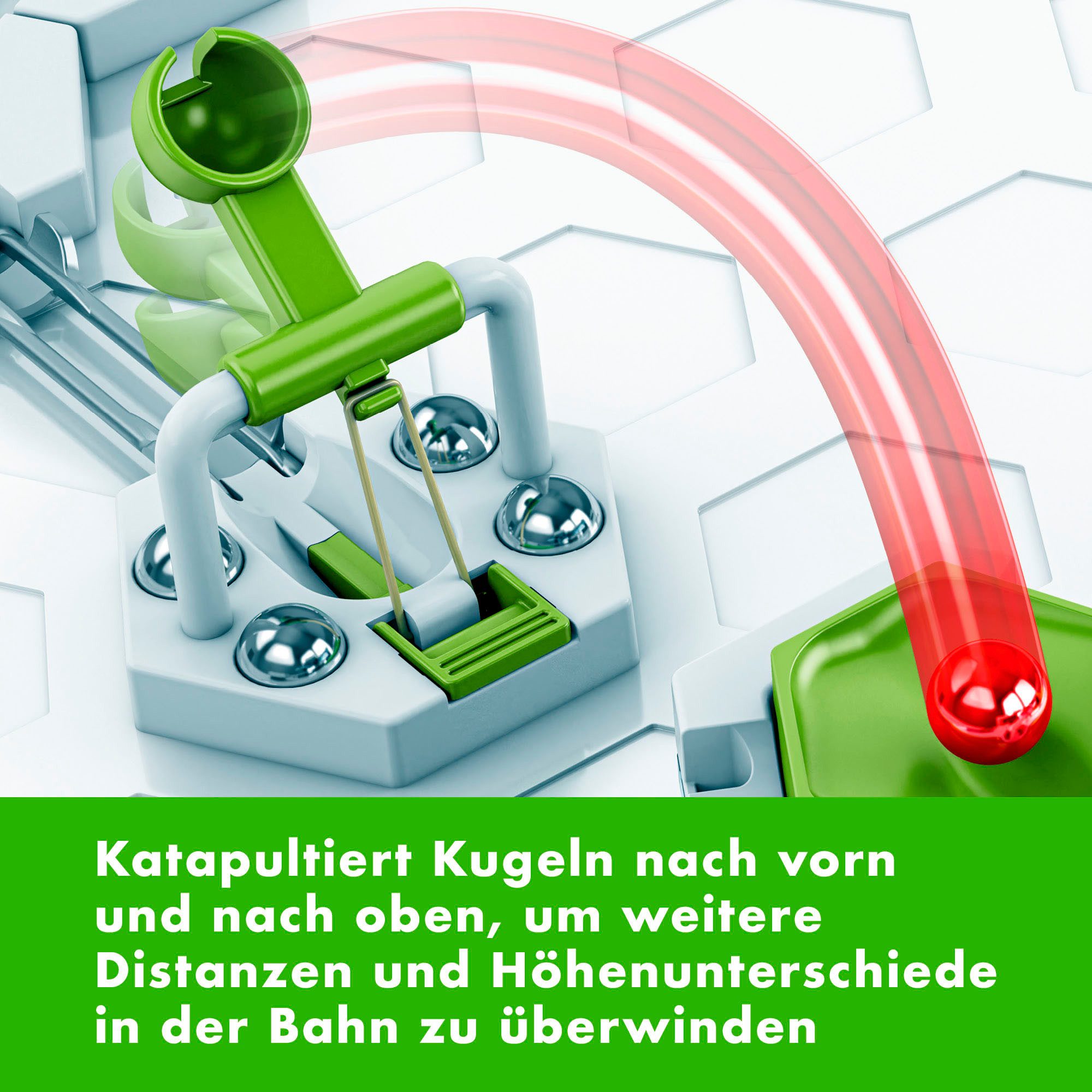 Ravensburger Kugelbahn-Bausatz GraviTrax Element Catapult, Made in Europe