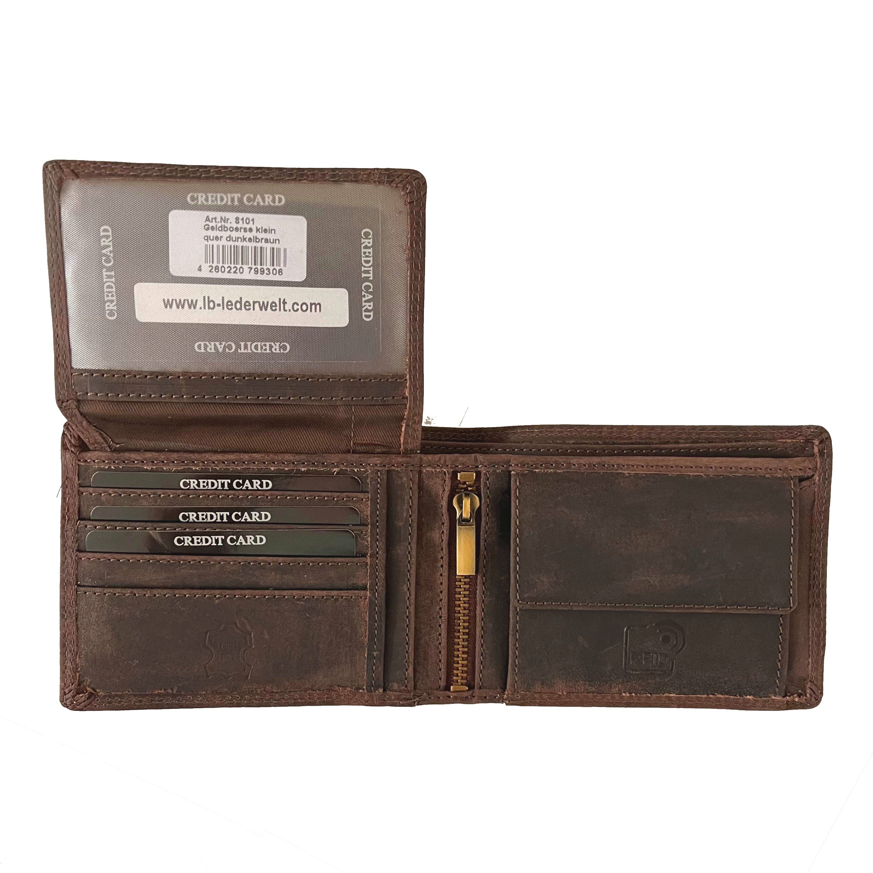 Buffalo Hill Geldbörse >8101< Büffelleder Portemonnaie, integrierter RFID-S günstig online kaufen