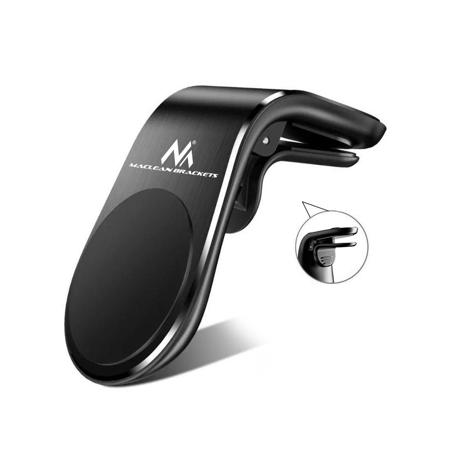 Maclean Smartphone-Halterung MC-326 Magnet‑Halterung – Universal KFZ Handyhalterung, (1-tlg., für Fahrzeug‑Lüftung, Magnetisch, Kompakt, für Navi & Smartphone)