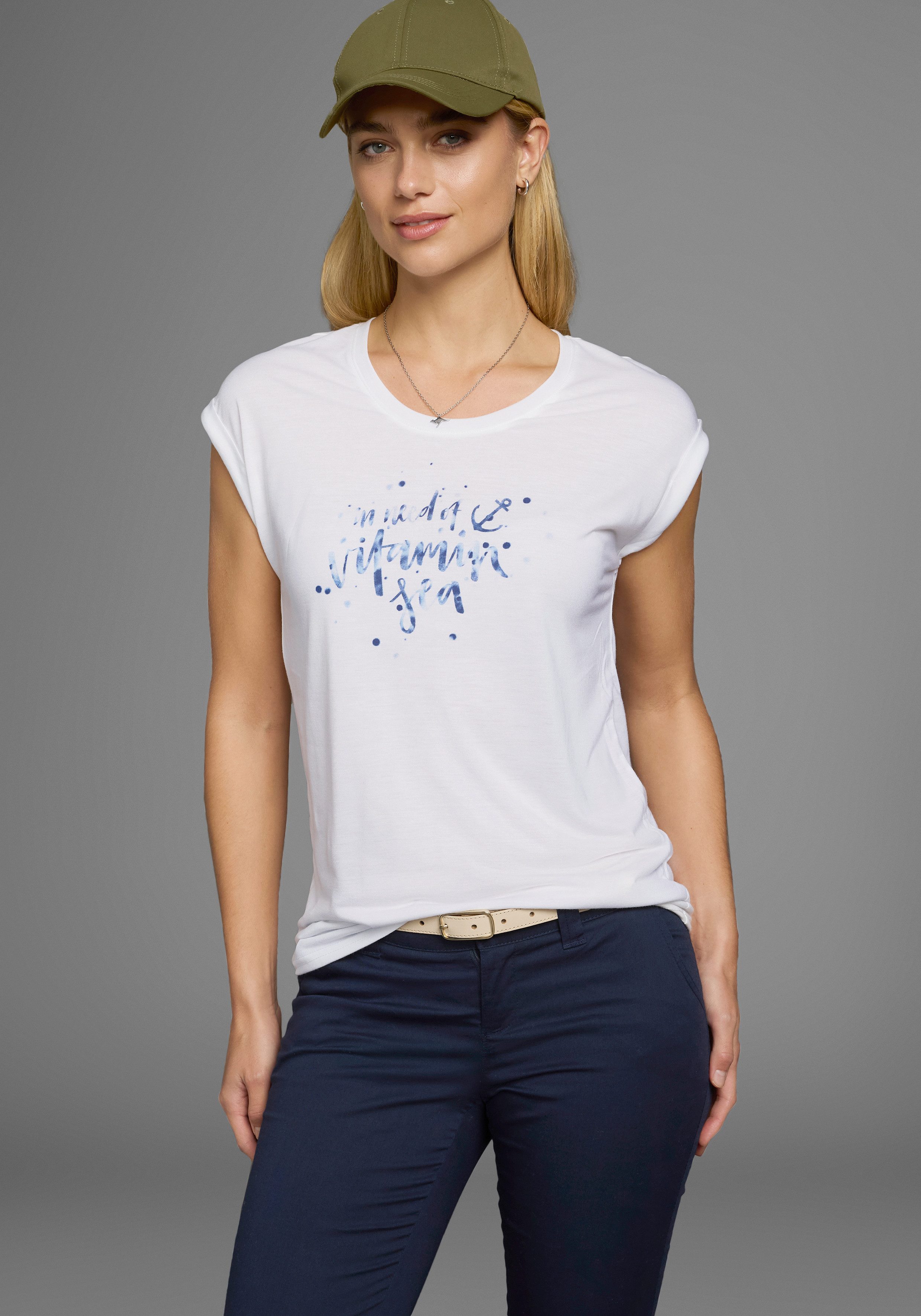 Ocean Sportswear T-Shirt (Packung, 2-tlg., 2er-Pack) Kurzarm mit Aufschlag, günstig online kaufen