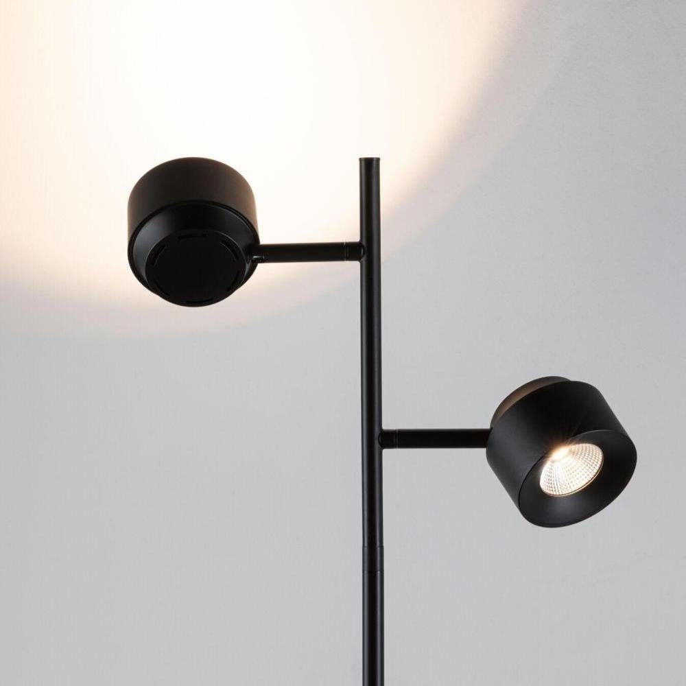 Paulmann LED Außen-Stehlampe verbaut, 2x Pane enthalten: Puric in keine Schwarz Stehleuchte fest Leuchtmittel Angabe, warmweiss, LED Ja, 3W 600lm, LED, Standlampe Stehlampe
