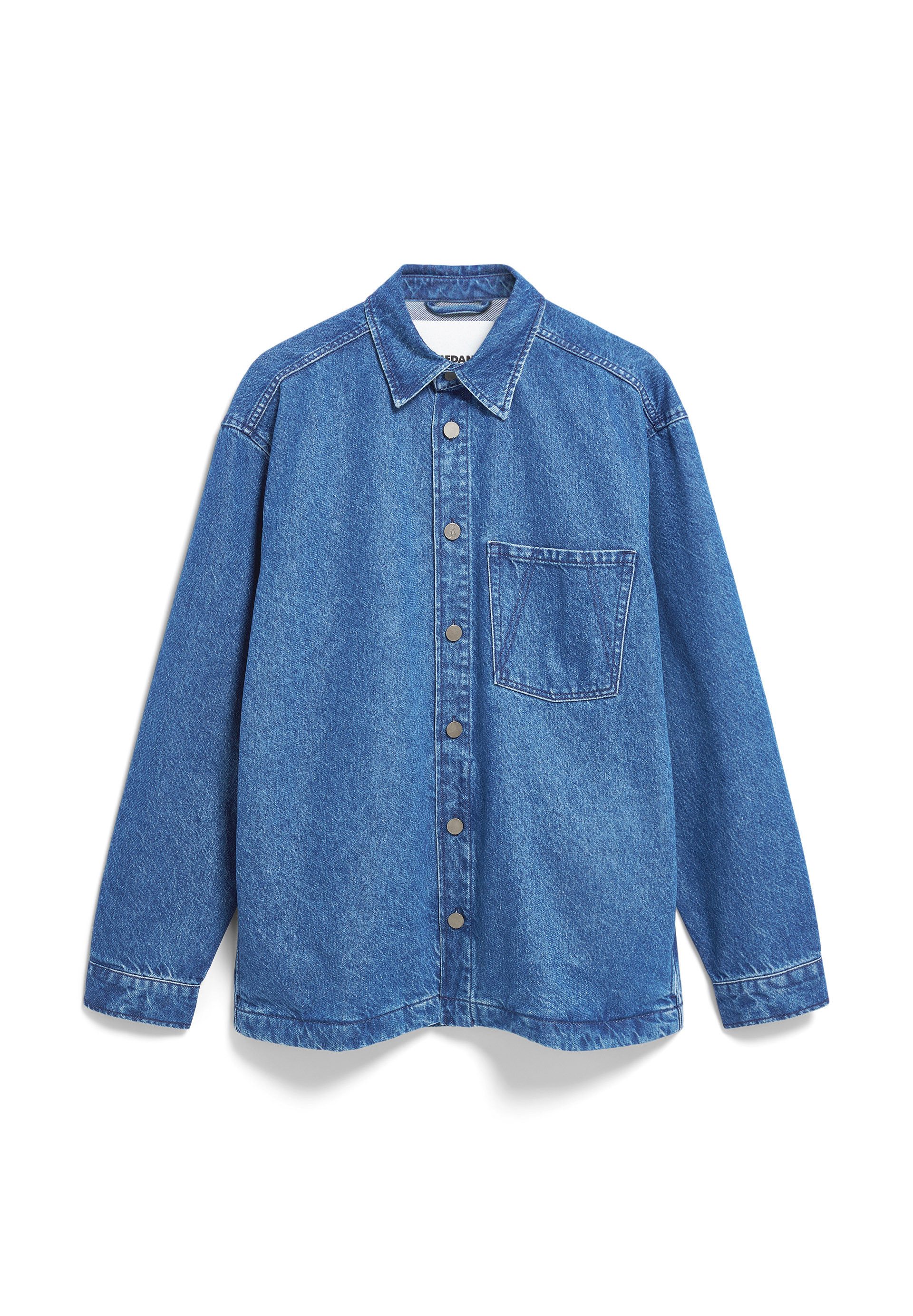Armedangels Blouson YUNAAI Overshirt aus Bio-Baumwoll Mix Relaxed Fit