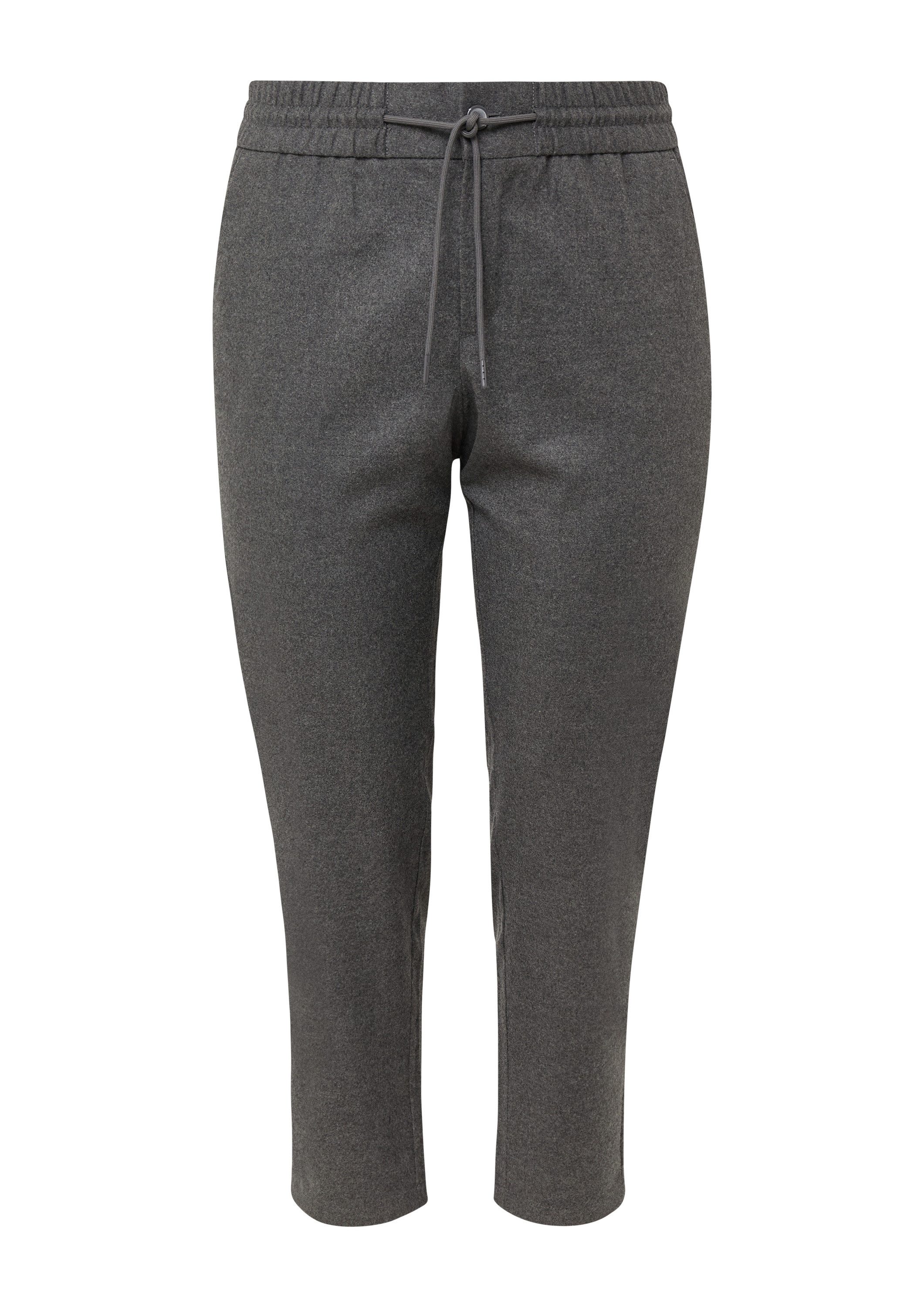 s.Oliver 7/8-Hose Hose Flanell-Hose mit Elastikbund