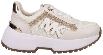 MICHAEL KORS KIDS COSMO MADDY Sneaker mit goldfarbenen Deteails, Freizeitschuh, Halbschuh, Schnürschuh