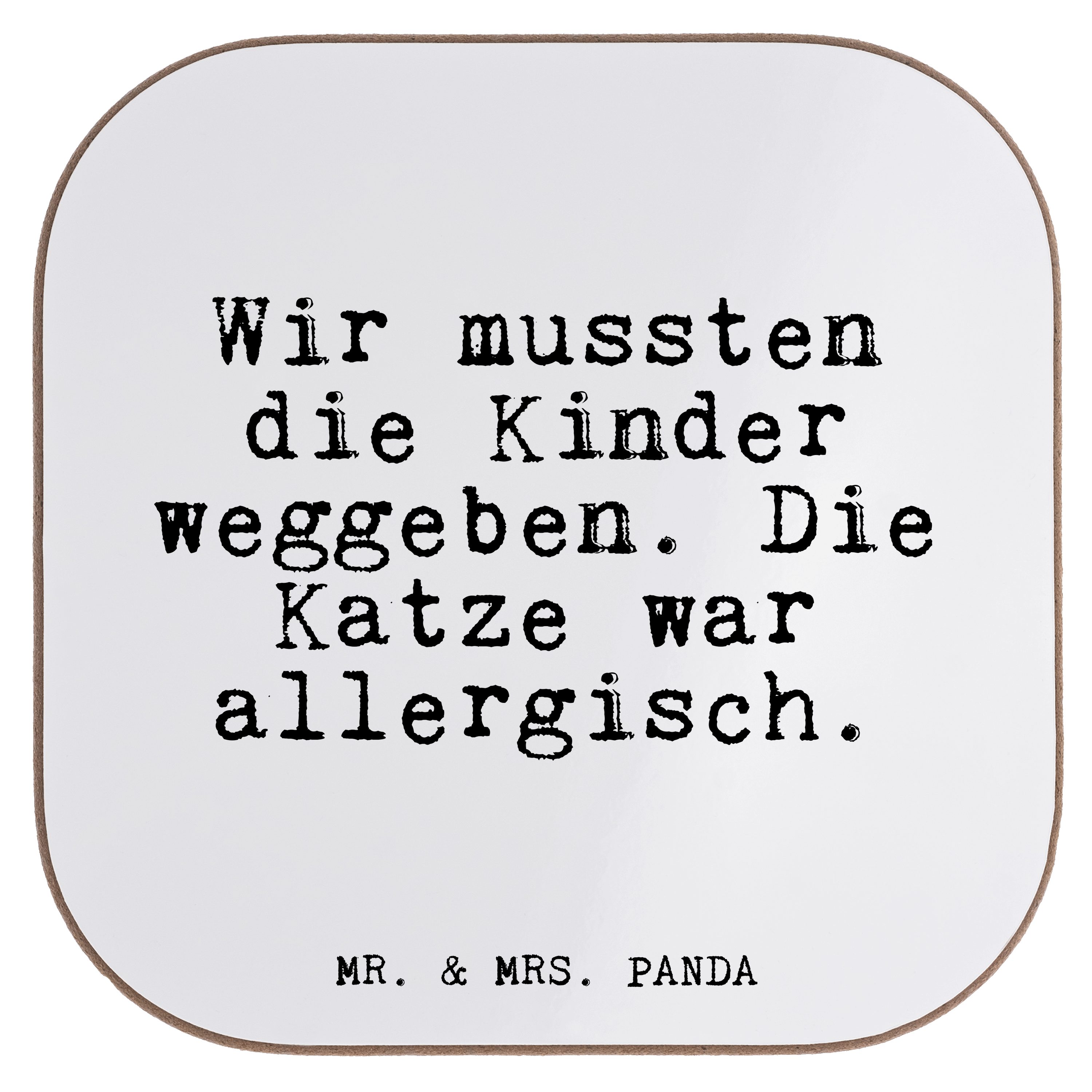 Wir - Geschenk, Mr. Wir Mrs. Katze, Weiß Kinder... mus, mussten Getränkeuntersetzer & 1-tlg. Haustier, die Panda -