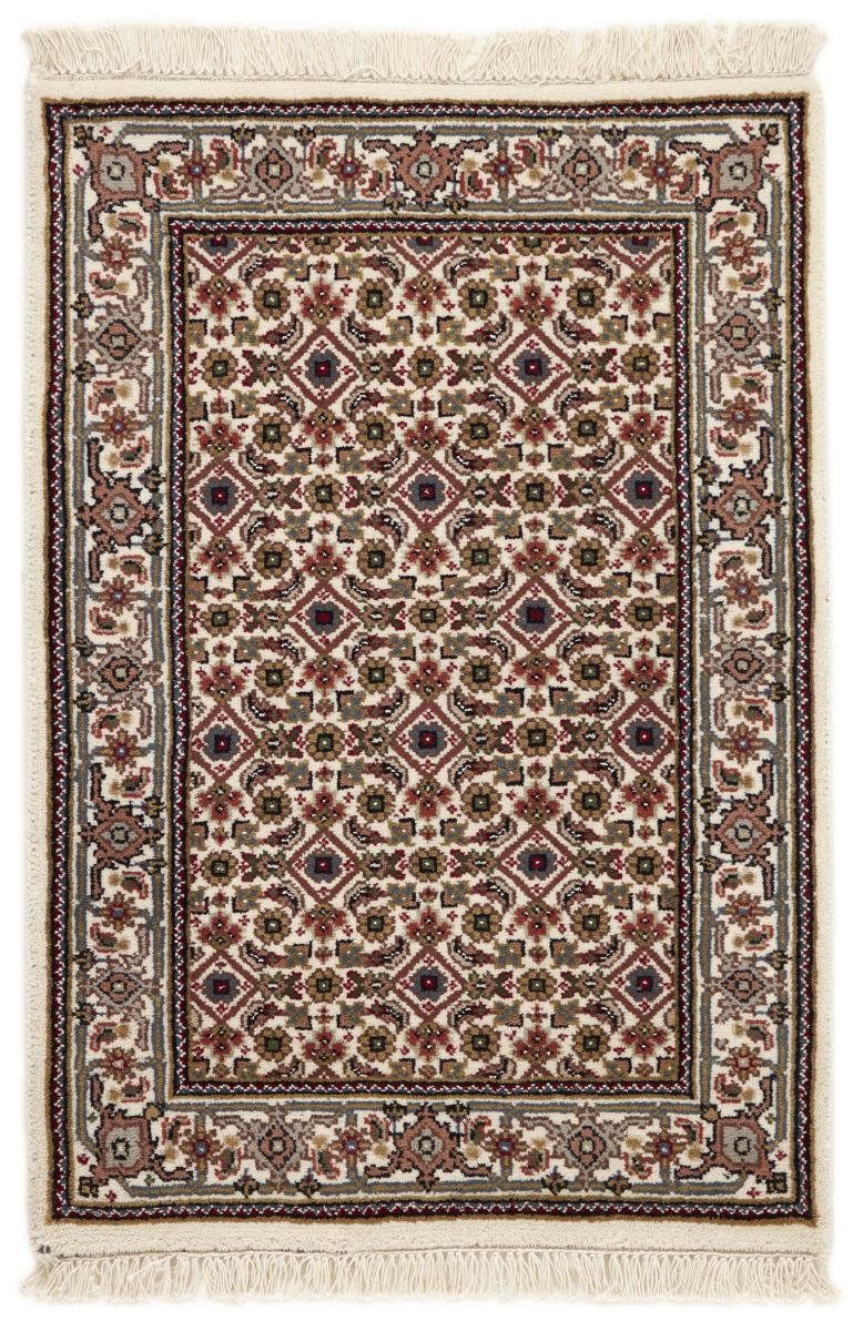 Orientteppich Indo Handgeknüpfter Täbriz mm Orientteppich, Höhe: 12 Nain Trading, rechteckig, 63x91