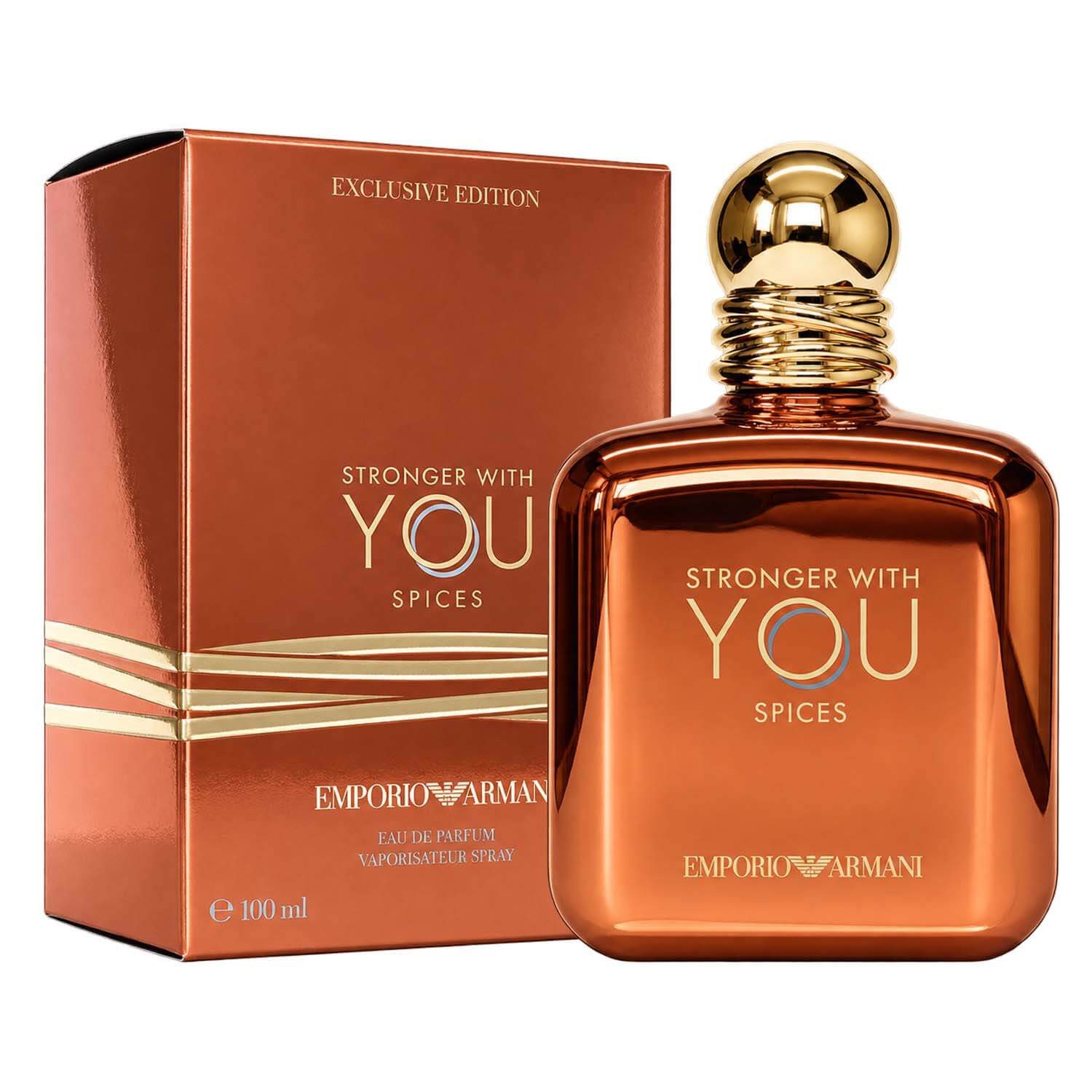 Giorgio Armani Eau de Parfum Stronger With You Spices, Herrenduft - Größe: 100 ml