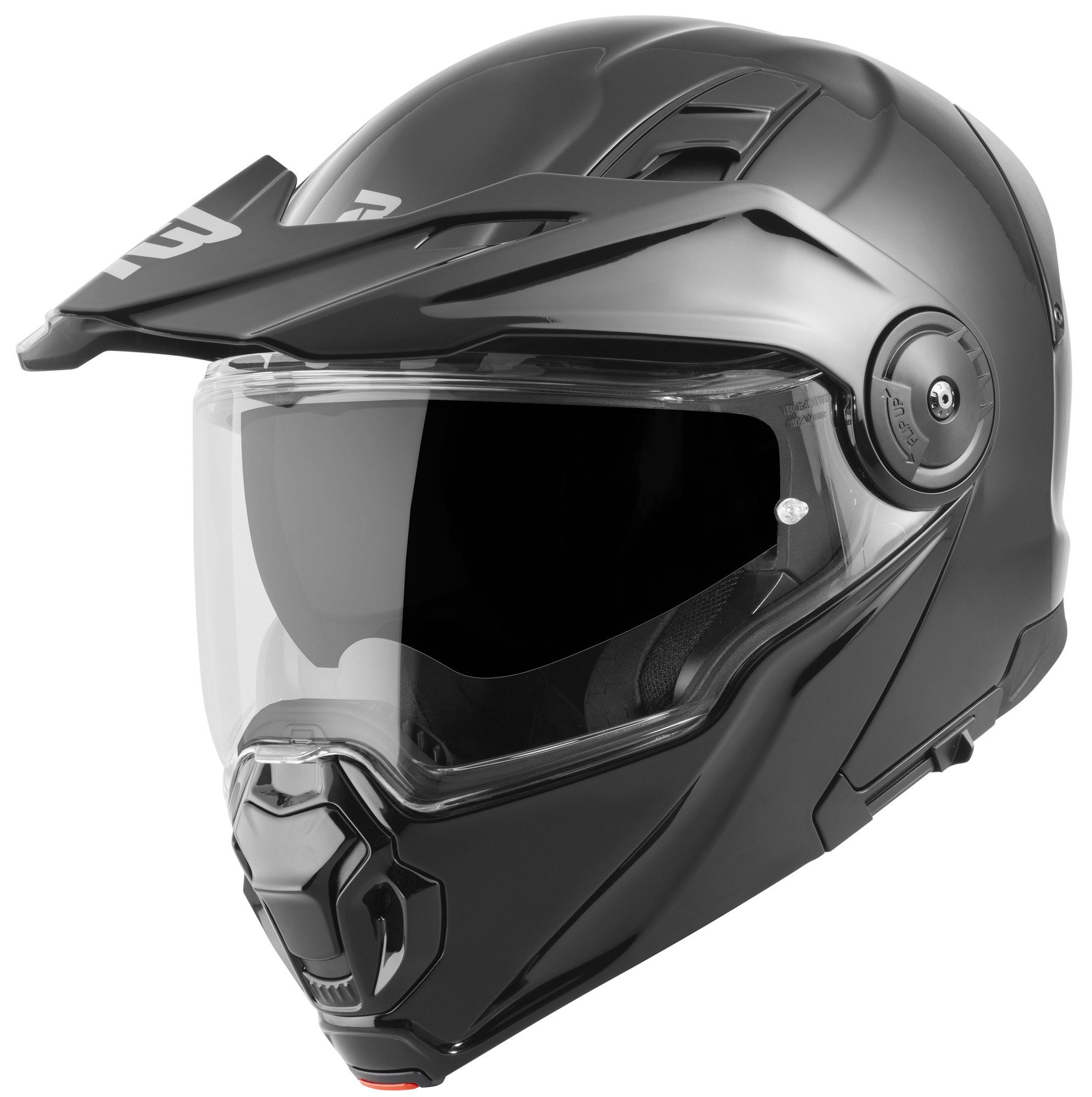 Bogotto Motocrosshelm FG-102 Fiberglass Enduro Klapphelm, vorbereitet für Kommunikationssystem,geeignet für Brillenträger,v