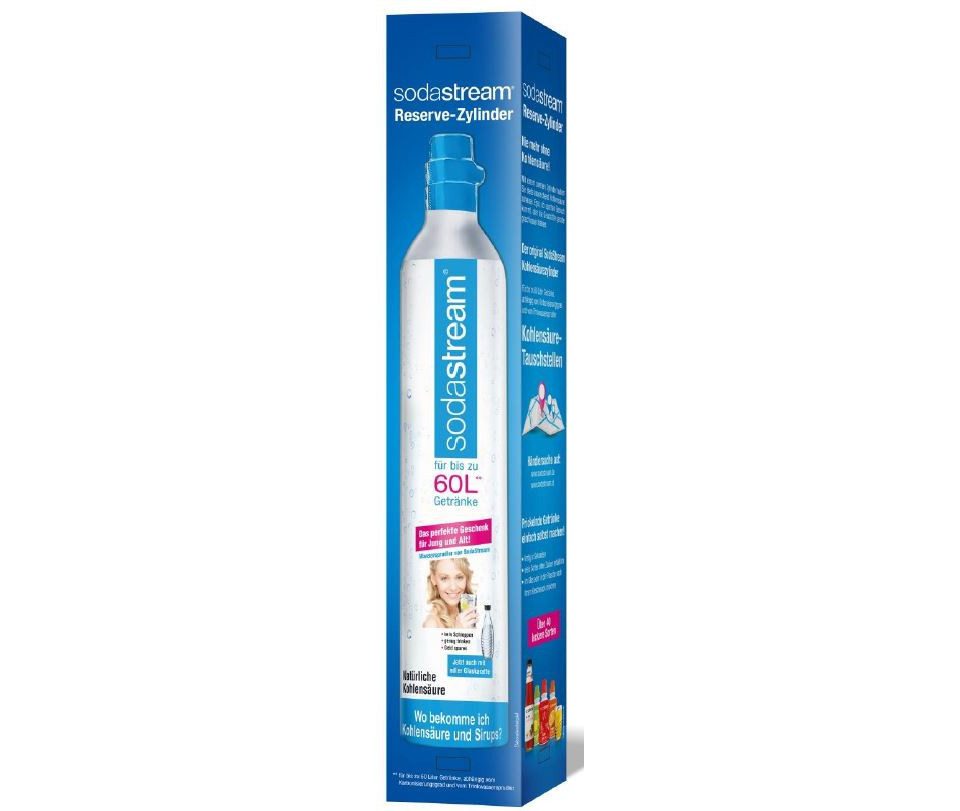 SodaStream CO₂-Zylinder Sodastream Reservezylinder 60 L pfandfrei