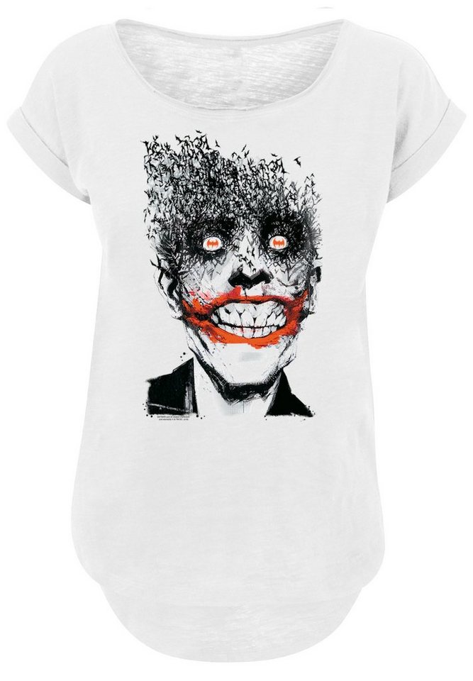 F4NT4STIC T-Shirt Batman The Joker Bats Damen,Premium  Merch,Lang,Longshirt,Bedruckt