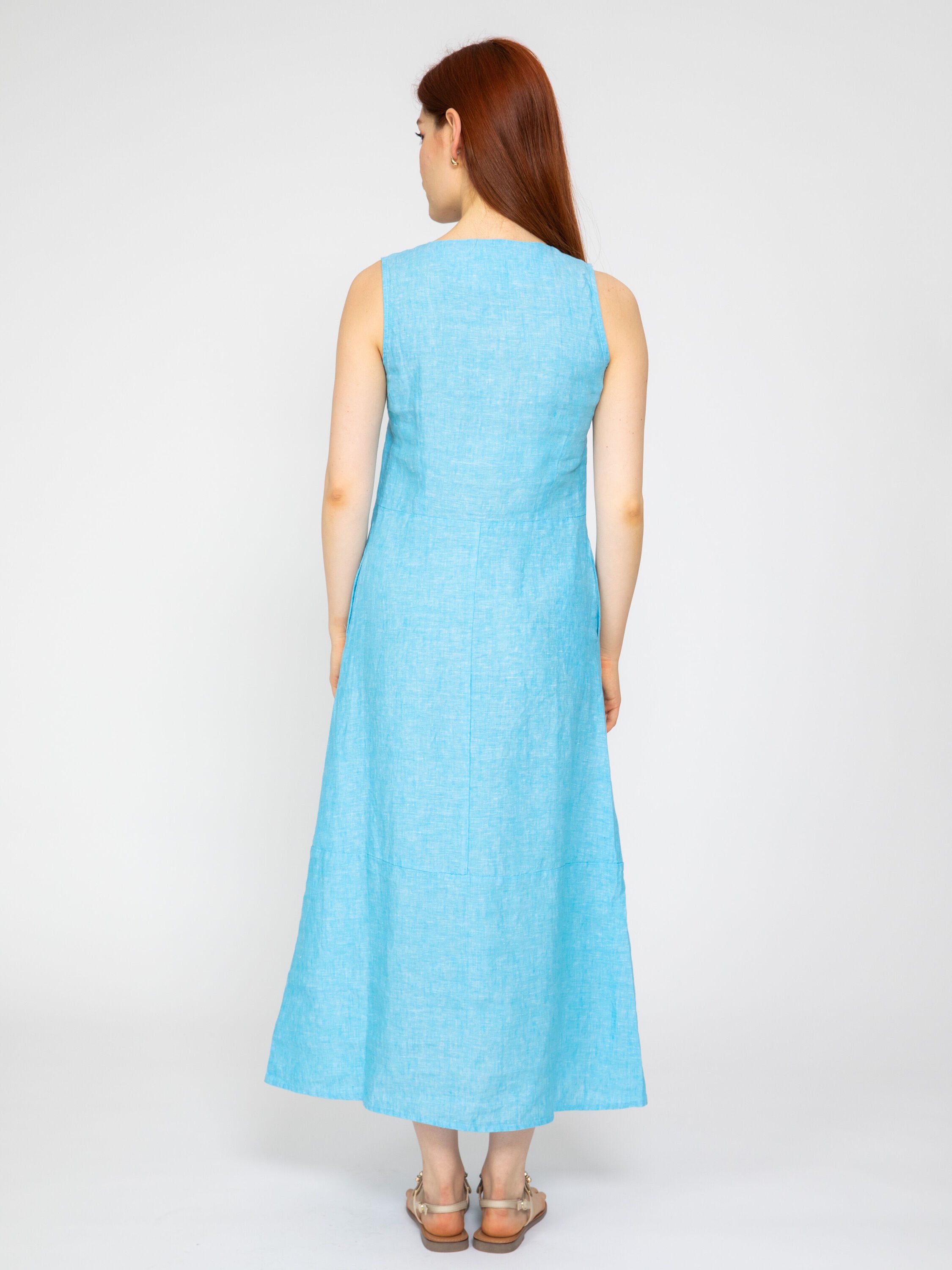 VICCI Germany A-Linien-Kleid (1-tlg) aus Leinen günstig online kaufen