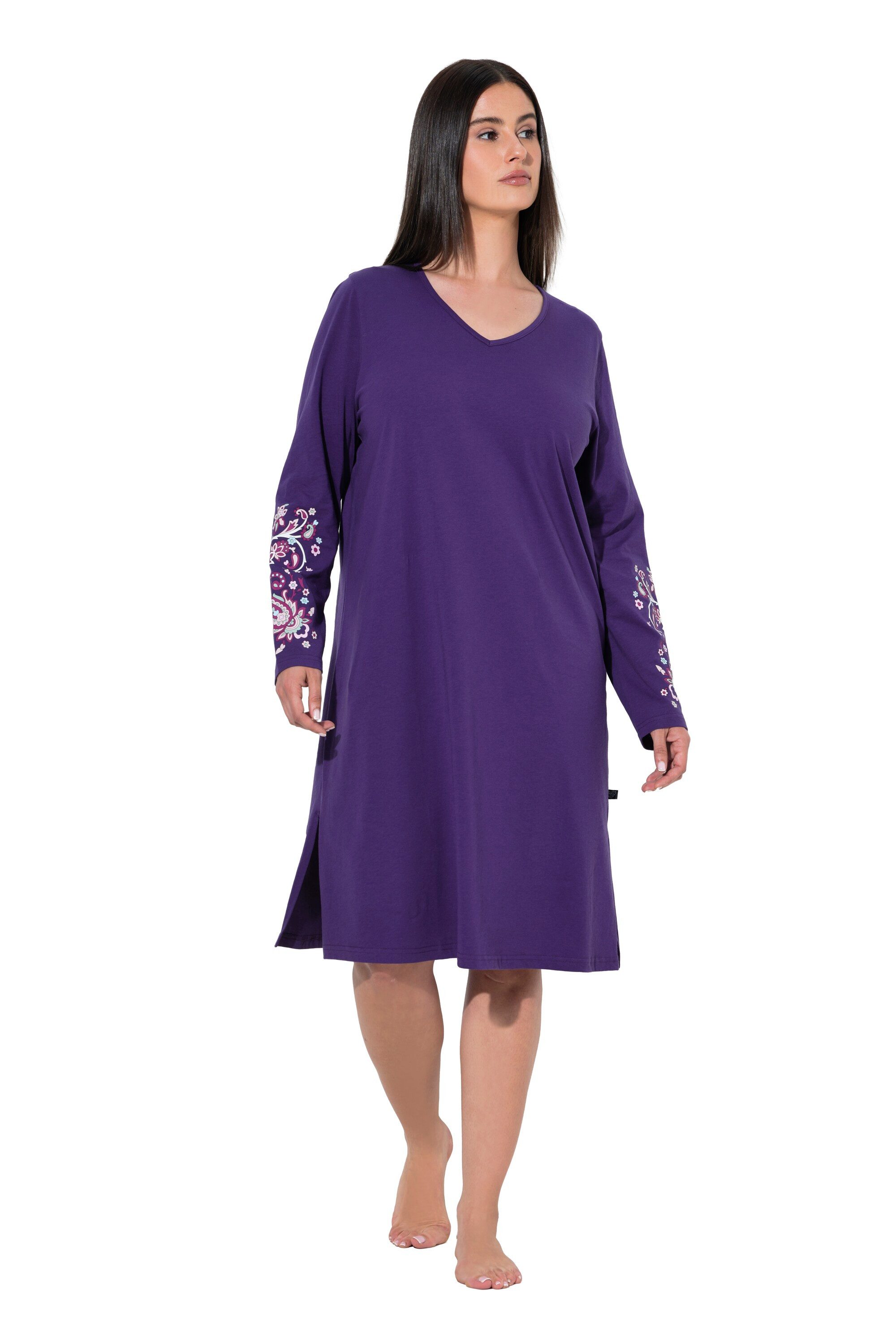 Ulla Popken Bigshirt Bigshirts 2er-Pack Paisley Rundhalsausschnitt – Bild 2 von 4