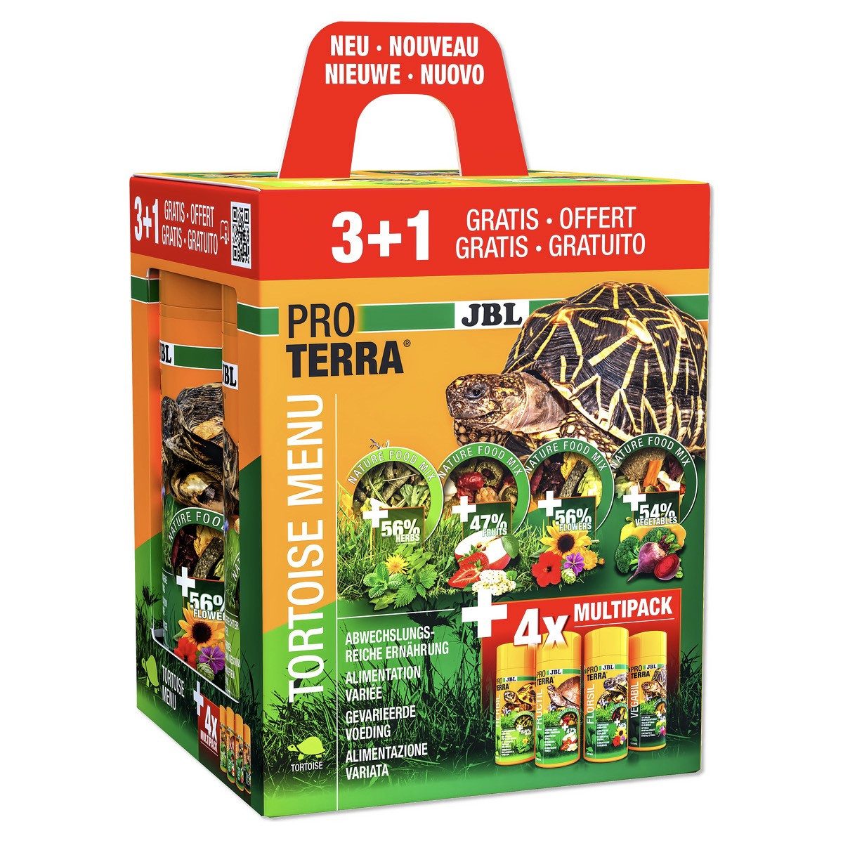 JBL GmbH & Co. KG ProTerra Tortoise Menu 4 x 250 ml