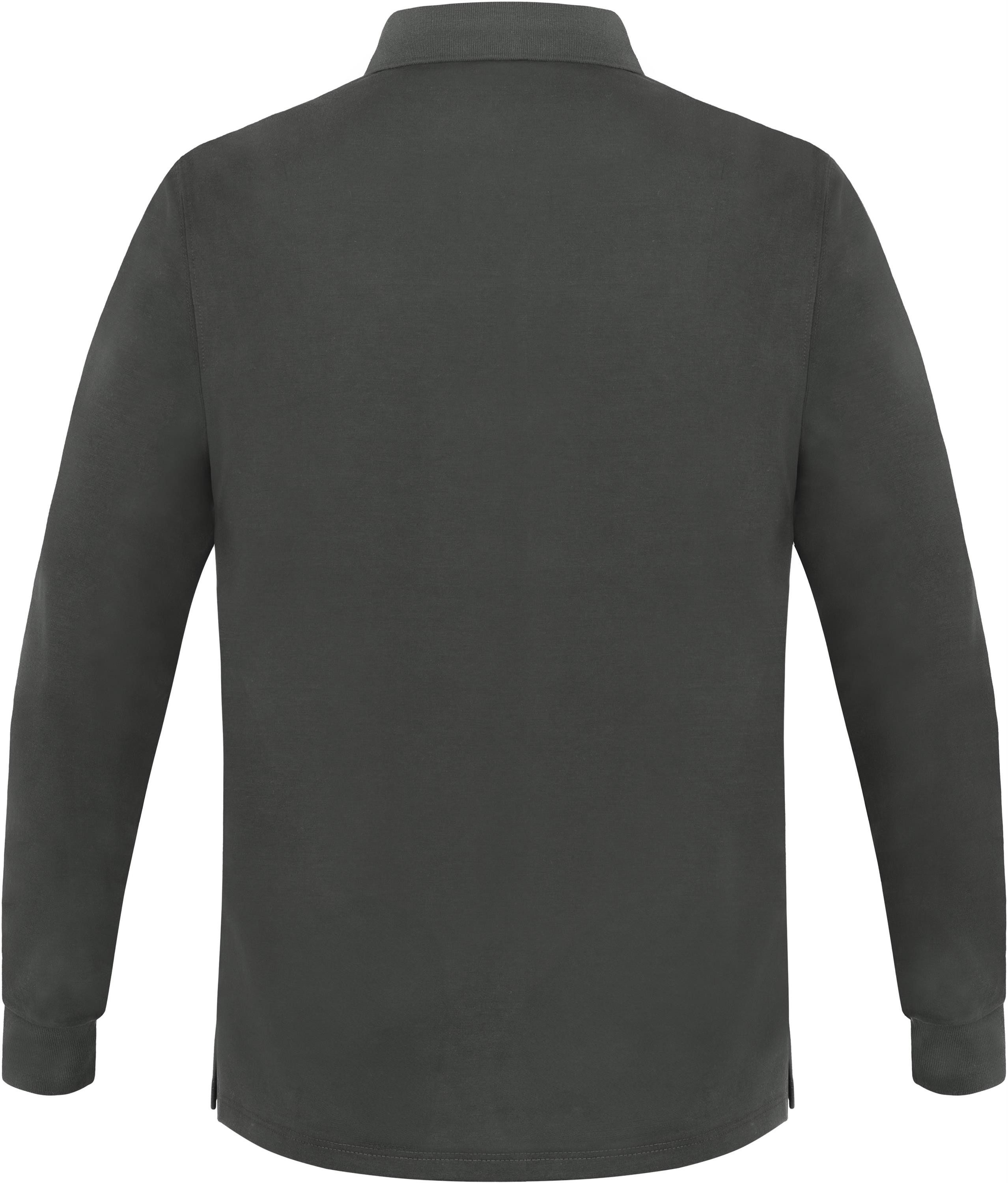 normani Langarmshirt 4er Set Herren Langarm Poloshirt Lyroe Longsleeve Poloshirt 4er Pack für Männer – Bild 5 von 5