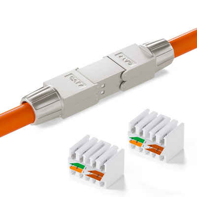 HB-DIGITAL Kabelverbinder-Sortiment Netzwerkkabel Verbinder CAT 7 Netzwerk Adapter LSA, 1-tlg., AWG22 AWG23 AWG24