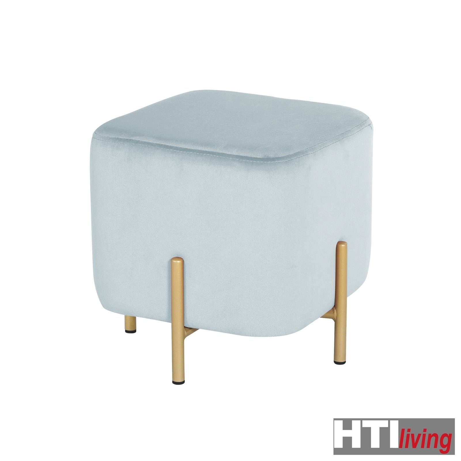 HTI-Living (Stück, 1 Sitzhocker Dixon Hocker St), Zartblau Sitzhocker