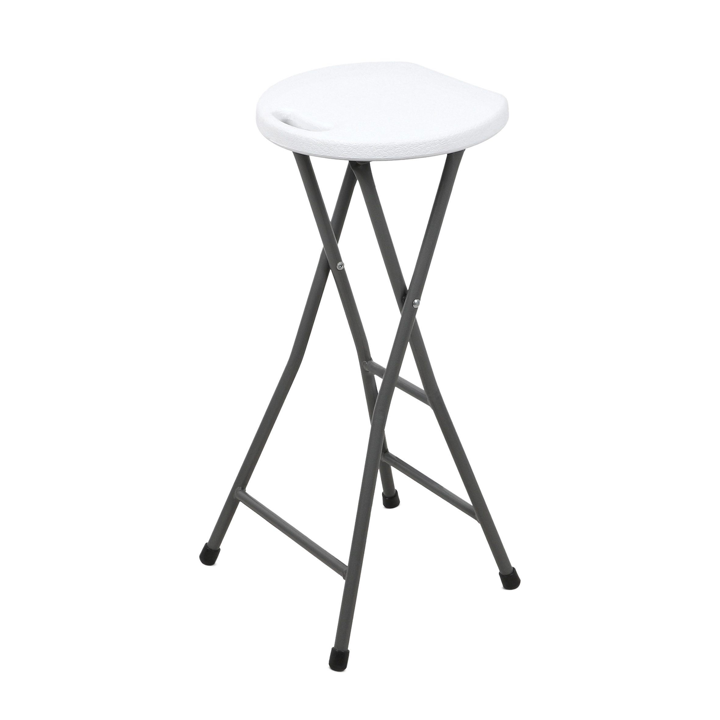 Spetebo Hocker klappbar mit Metall Gestell günstig online kaufen