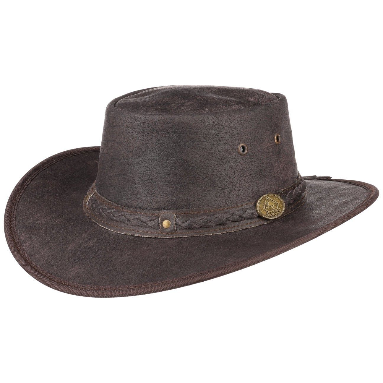 Scippis Cowboyhut (1-St) Herrenhut mit Lederband