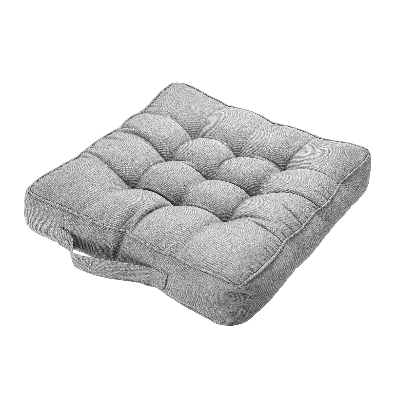 Youyijia Polsterstuhl Sitzkissen 47x47x10 cm extra dick – Stuhlkissen mit Griff, 1 Stück