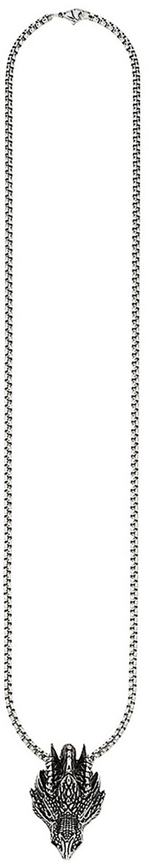 Bruno Banani Kette mit Anhänger Schmuck Geschenk Edelstahlkette mit Anhänger Drachen-Optik