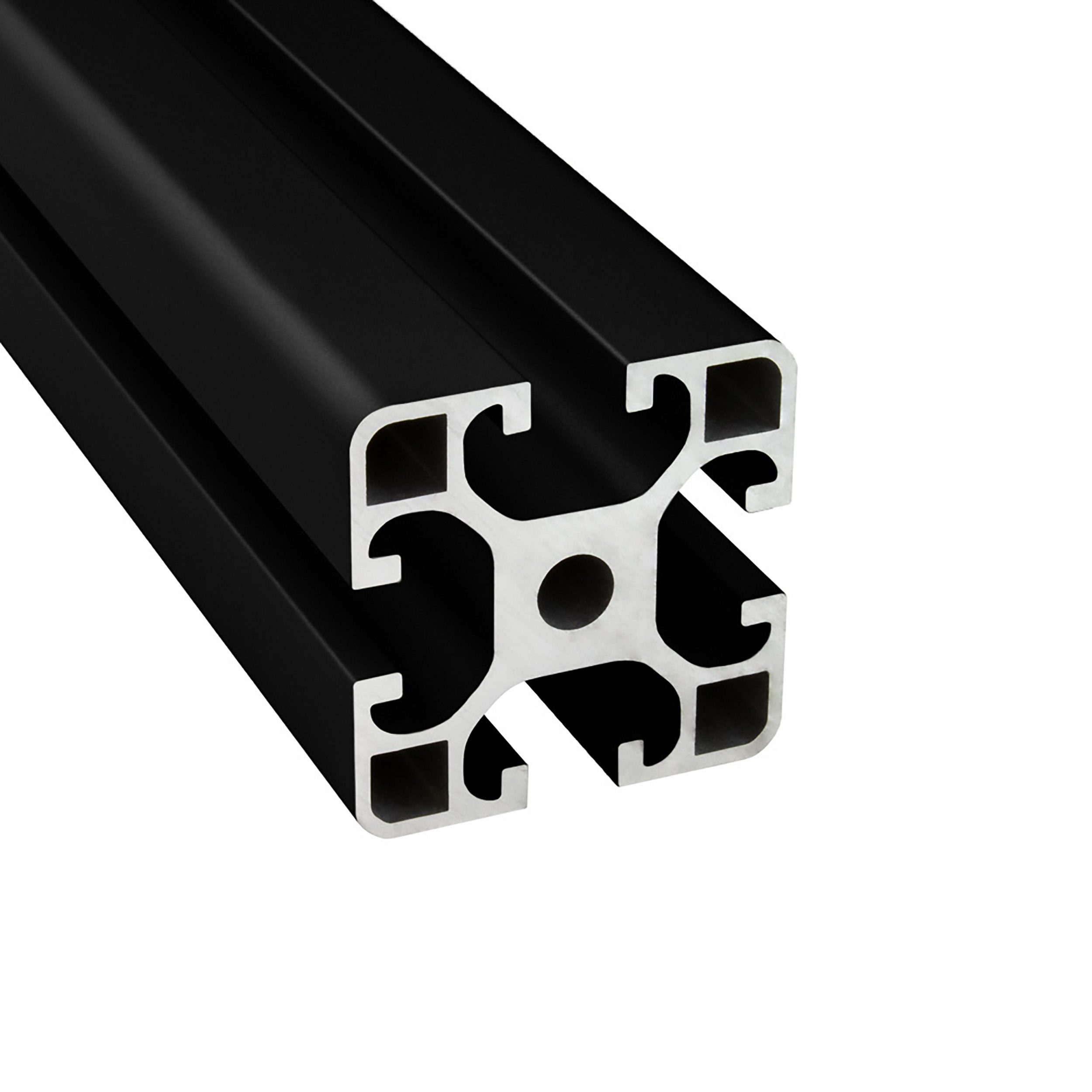 KLAK Profil KLAK 40 - Aluprofil 40x40 Nut 8 Montageprofil Typ I 10-200cm schwarz