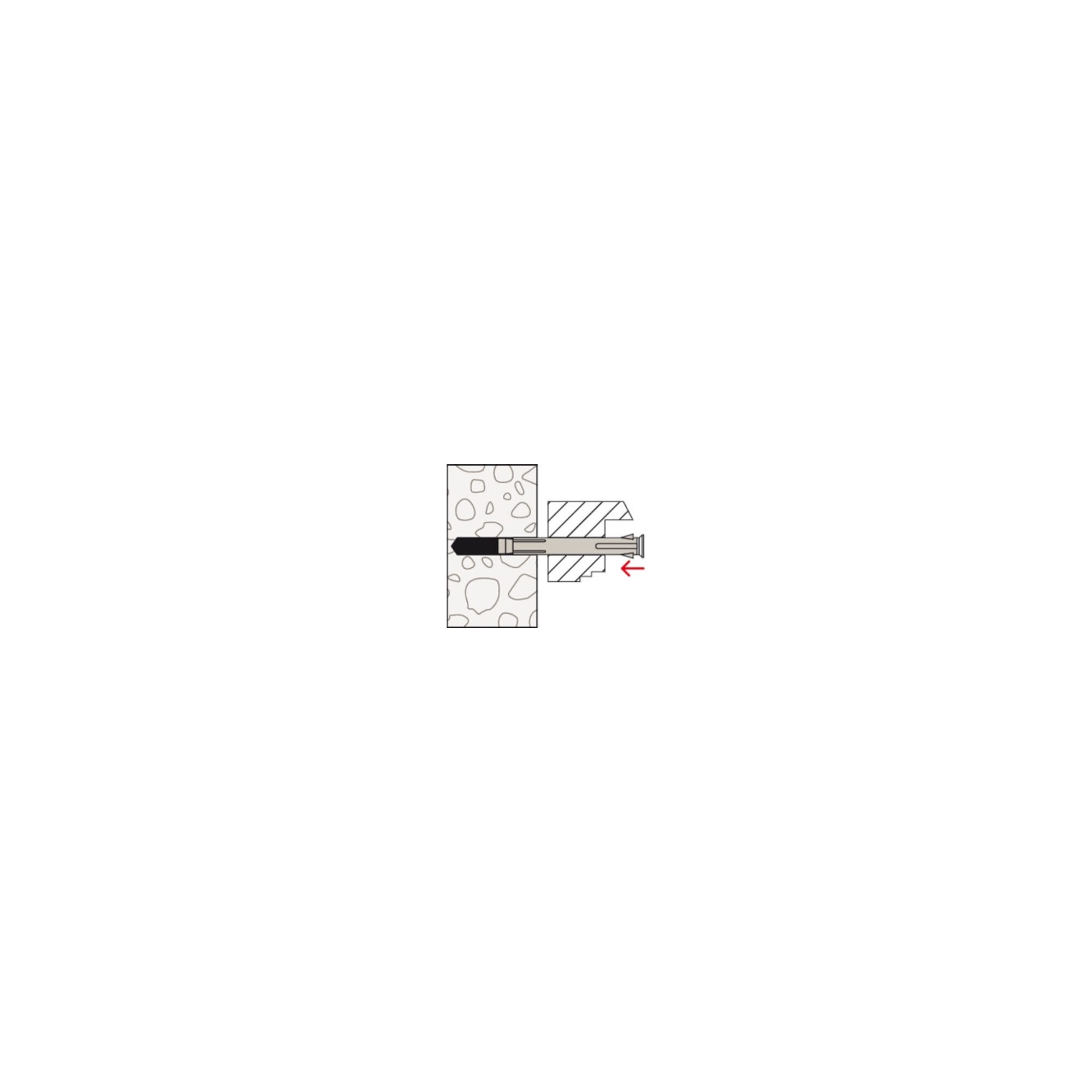 fischer Rahmendübel fischer Fensterrahmendübel F 10 M 182 B SB-Karte 5 Stk