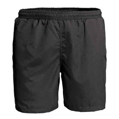 AHORN SPORTSWEAR Badeshorts Große Größen Herren Fitness-/Badeshort schwarz Ahorn Sportswear