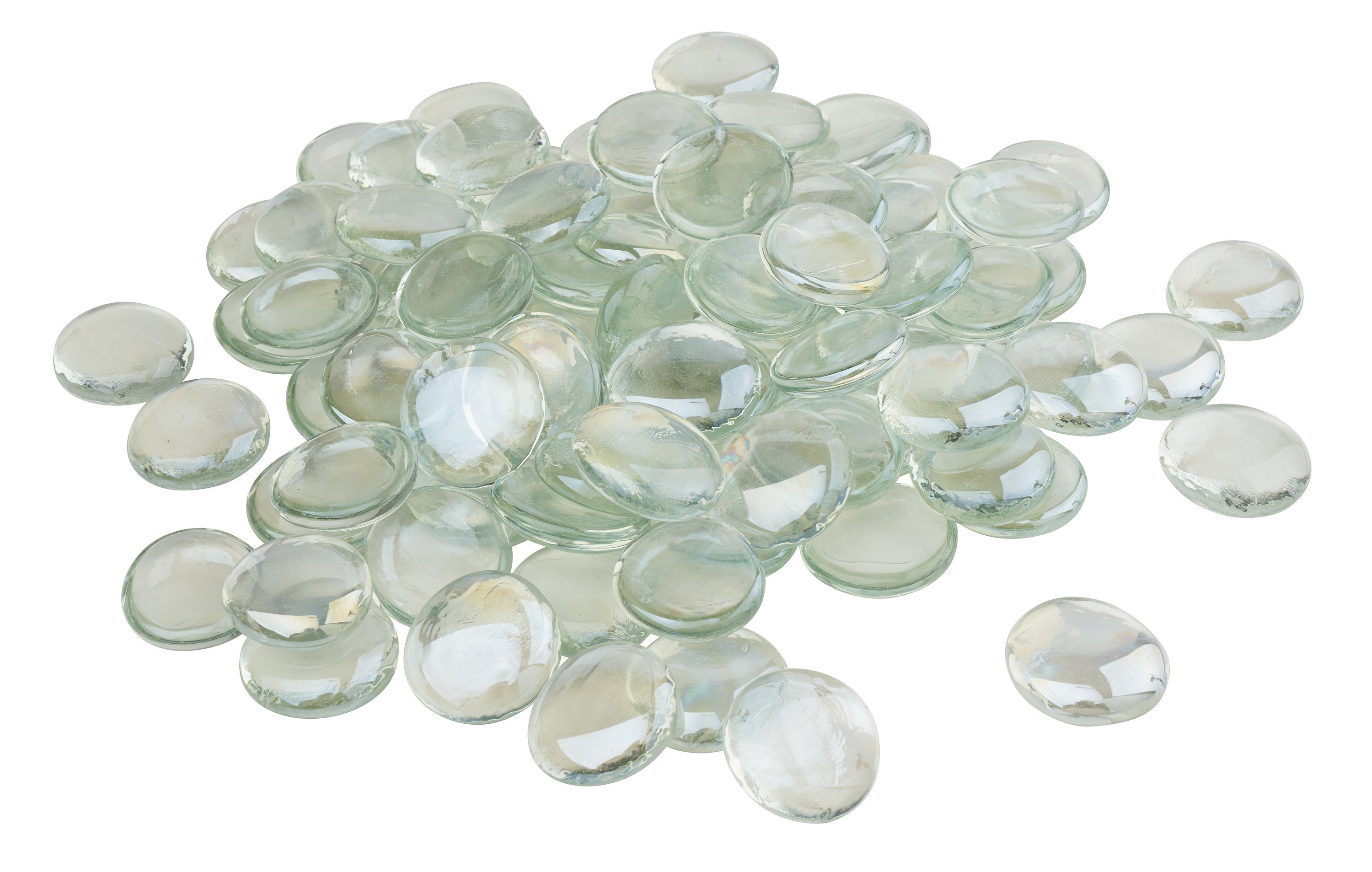 VBS XXL Streudeko Glas-Muggelsteine Klar, 1 kg